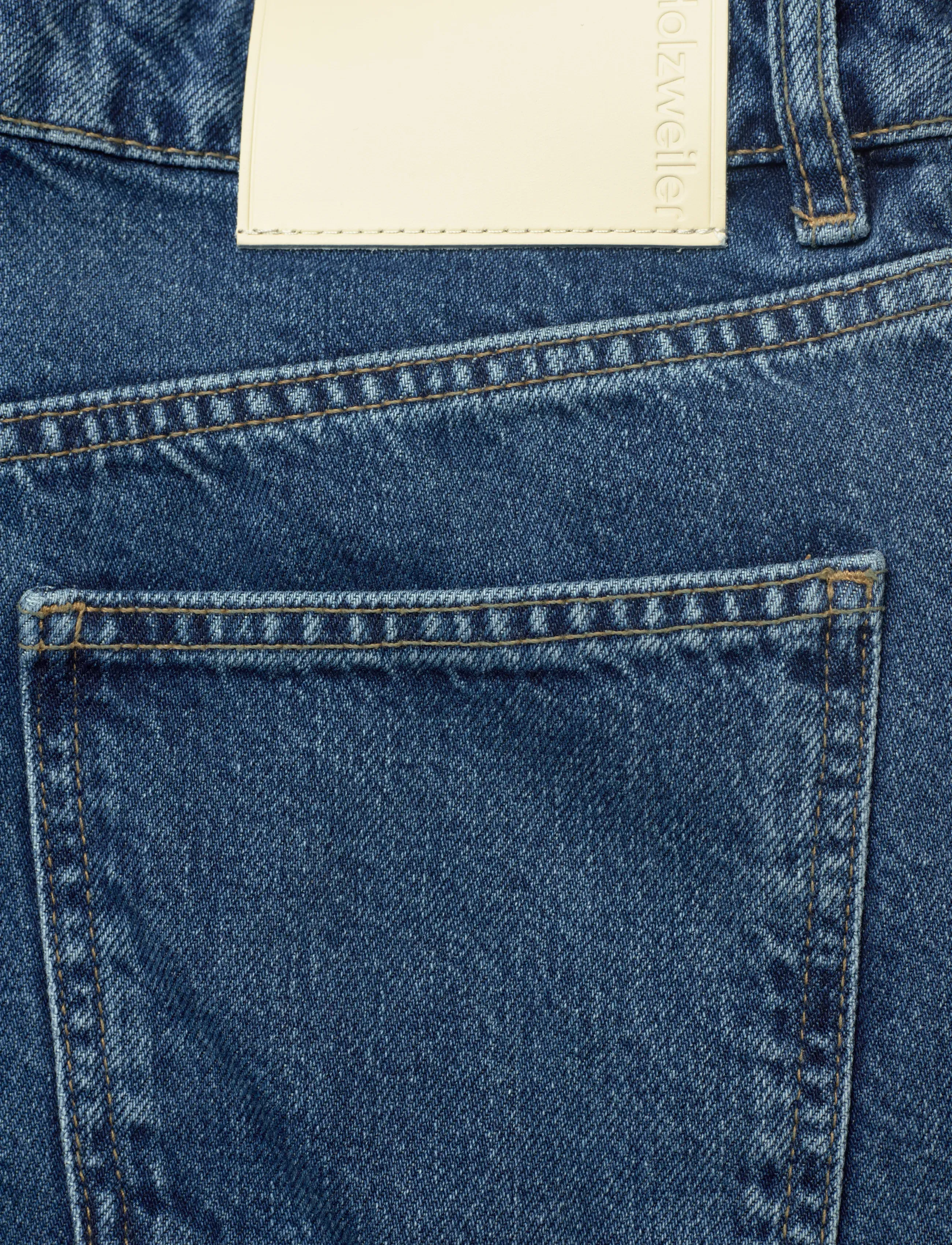 HOLZWEILER - W Wide Jeans - szerokie dżinsy - mid blue - 4