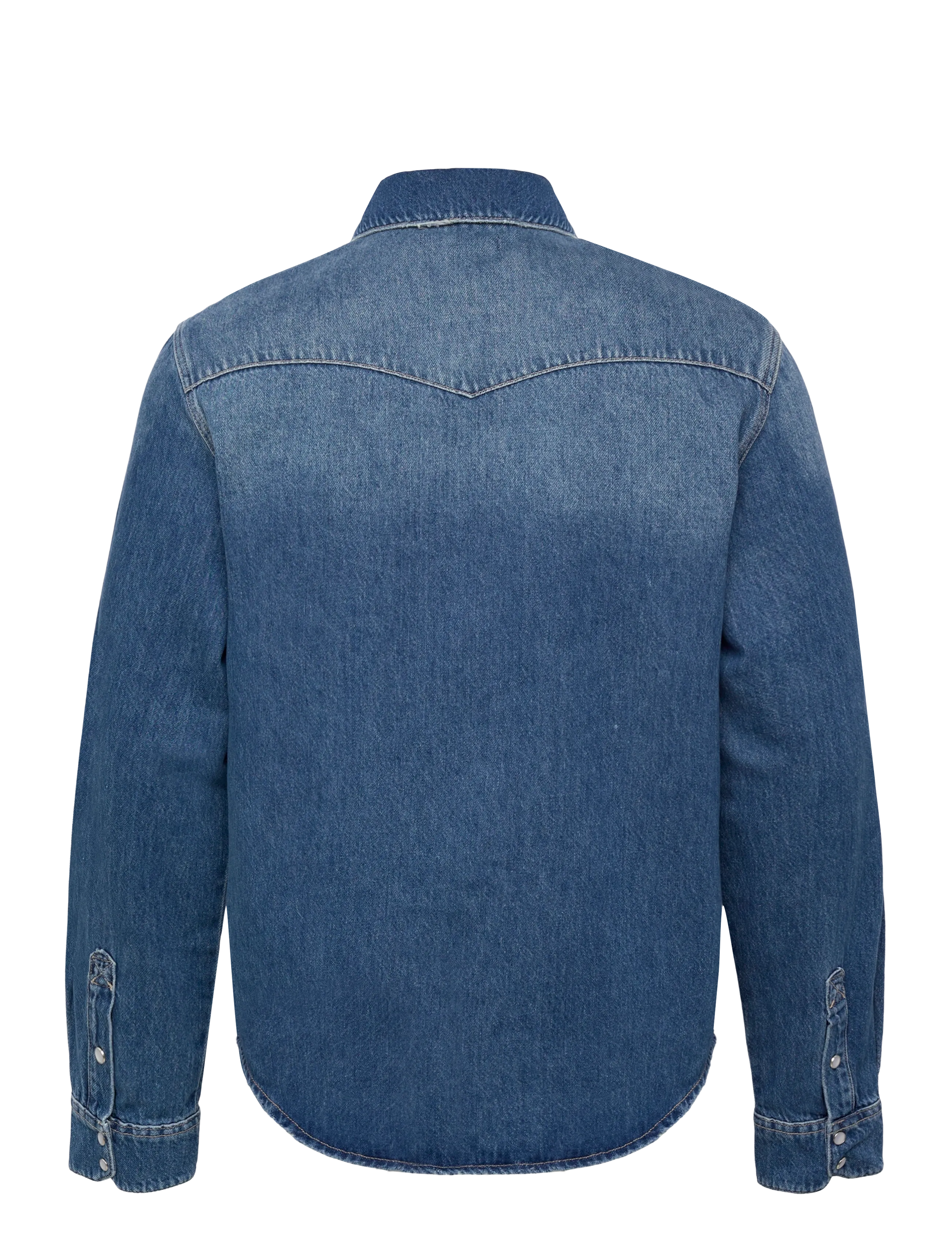 HOLZWEILER - M Slim Denim Shirt - basic shirts - blue - 1