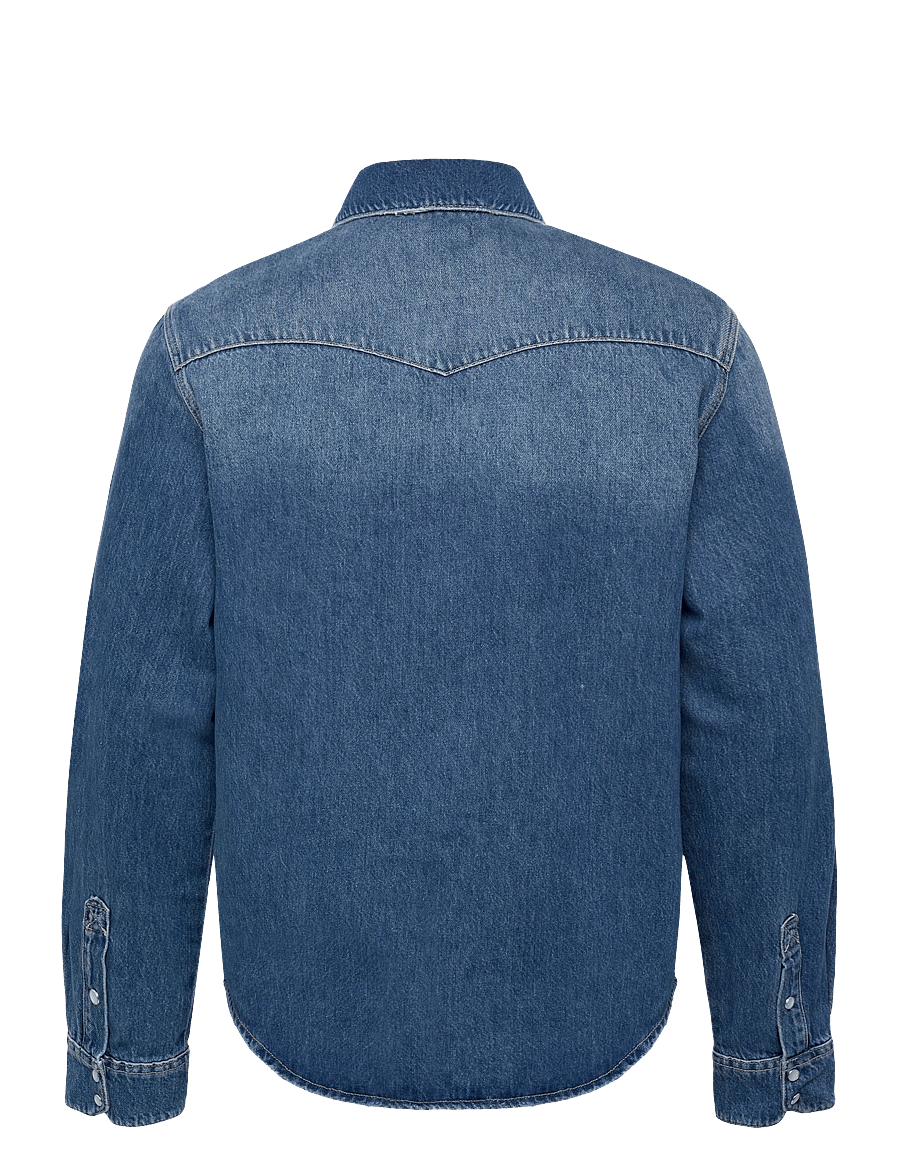 HOLZWEILER - M Slim Denim Shirt - basic-hemden - blue - 1