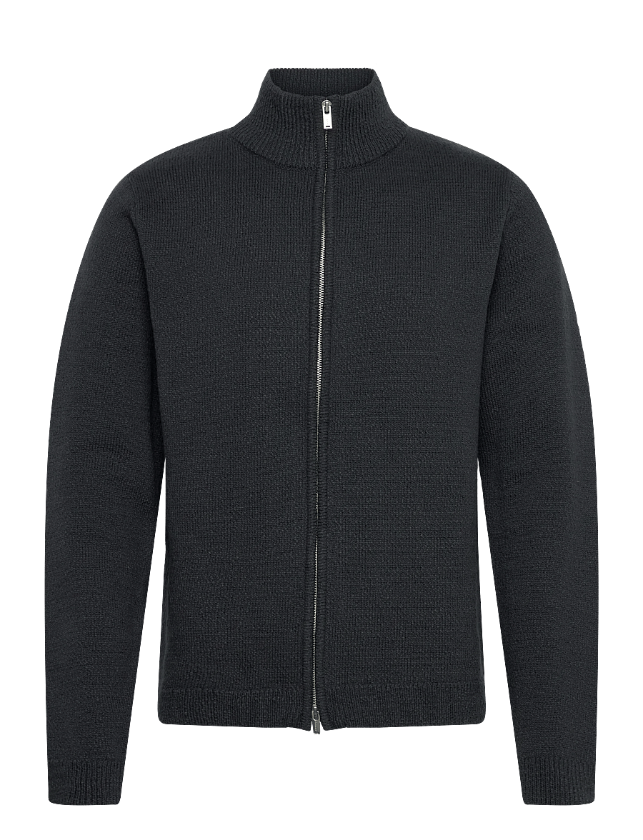 HOLZWEILER - Atlantic Zip Cardgan - cardigans - navy - 1