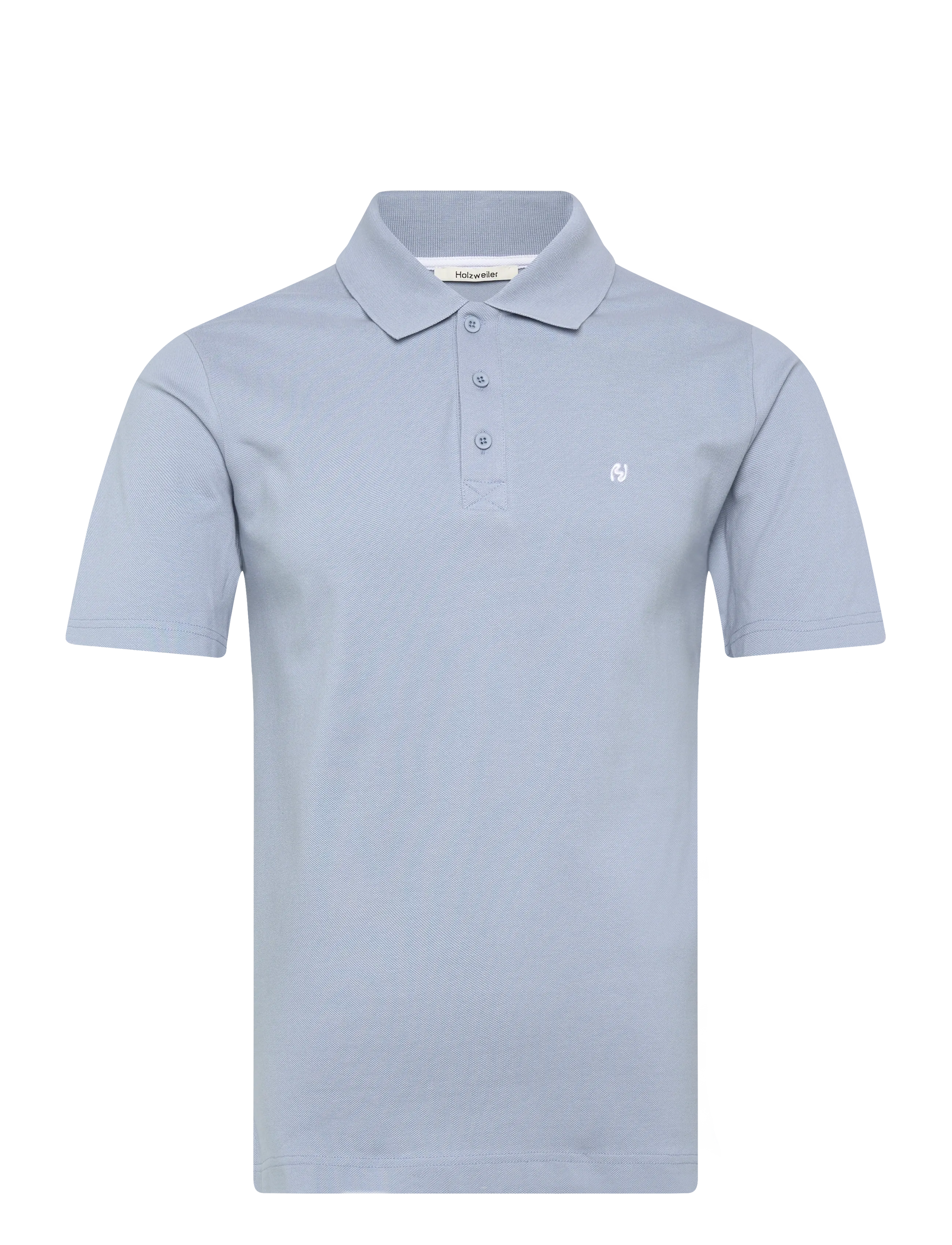 HOLZWEILER Slim Pique - Kleidung - LT. BLUE / blue