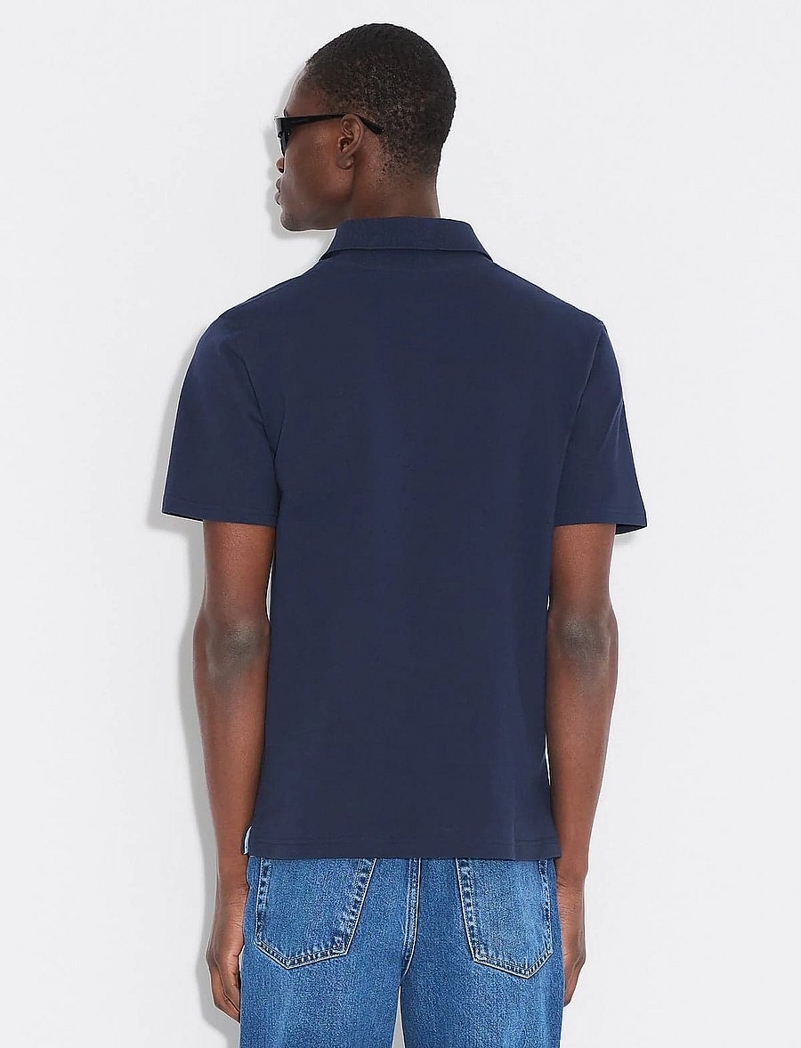 HOLZWEILER - Slim Pique - kortærmede poloer - navy - 4