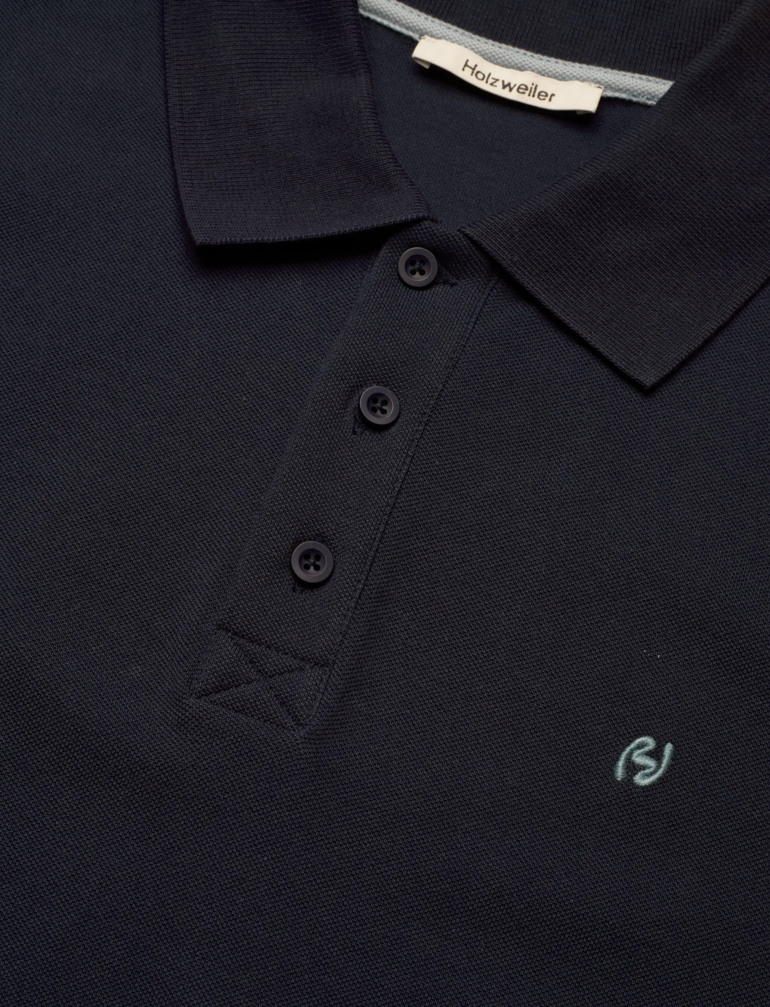 HOLZWEILER - Slim Pique - lühikeste varrukatega polod - navy - 5