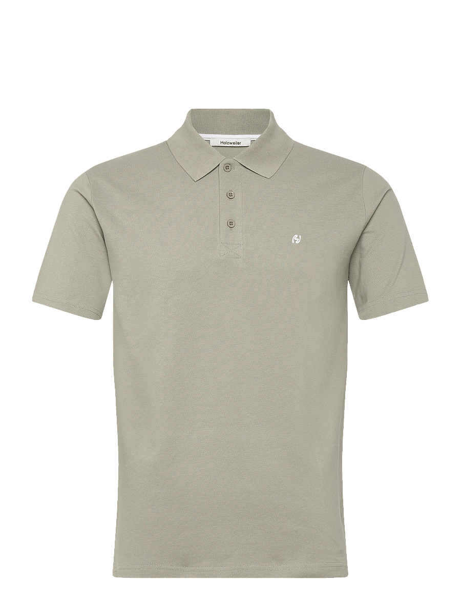 HOLZWEILER - Slim Pique - polo krekli ar īsām piedurknēm - teal - 1