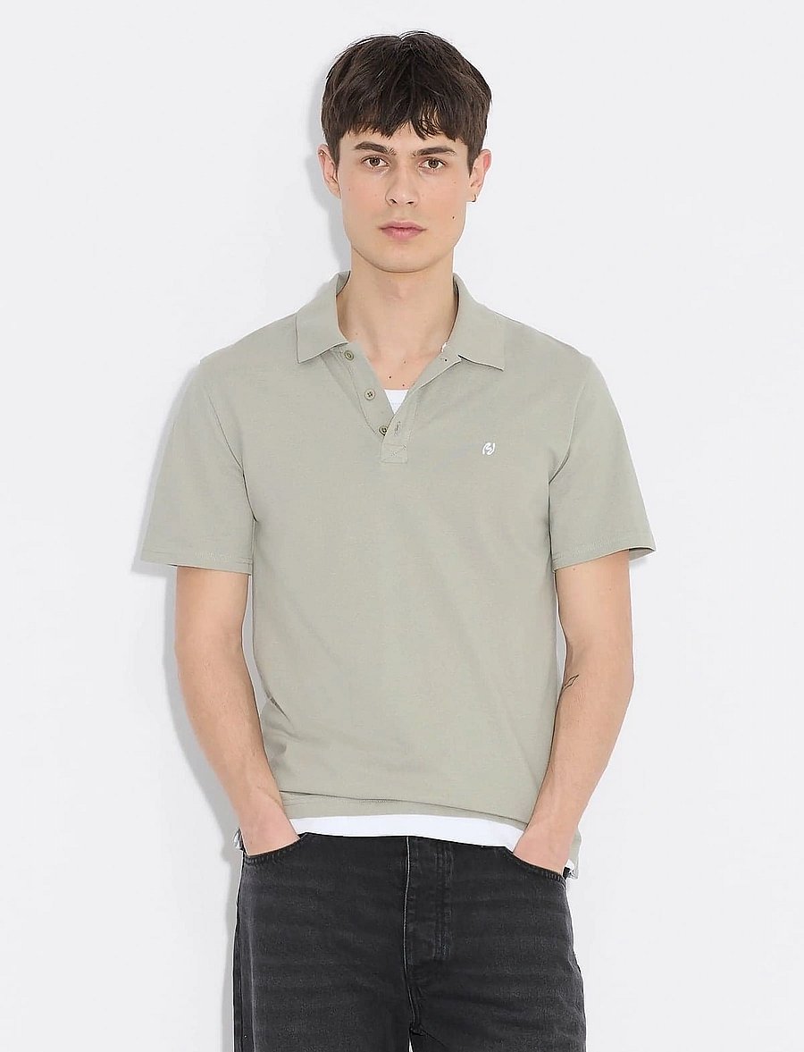 HOLZWEILER - Slim Pique - polo krekli ar īsām piedurknēm - teal - 3