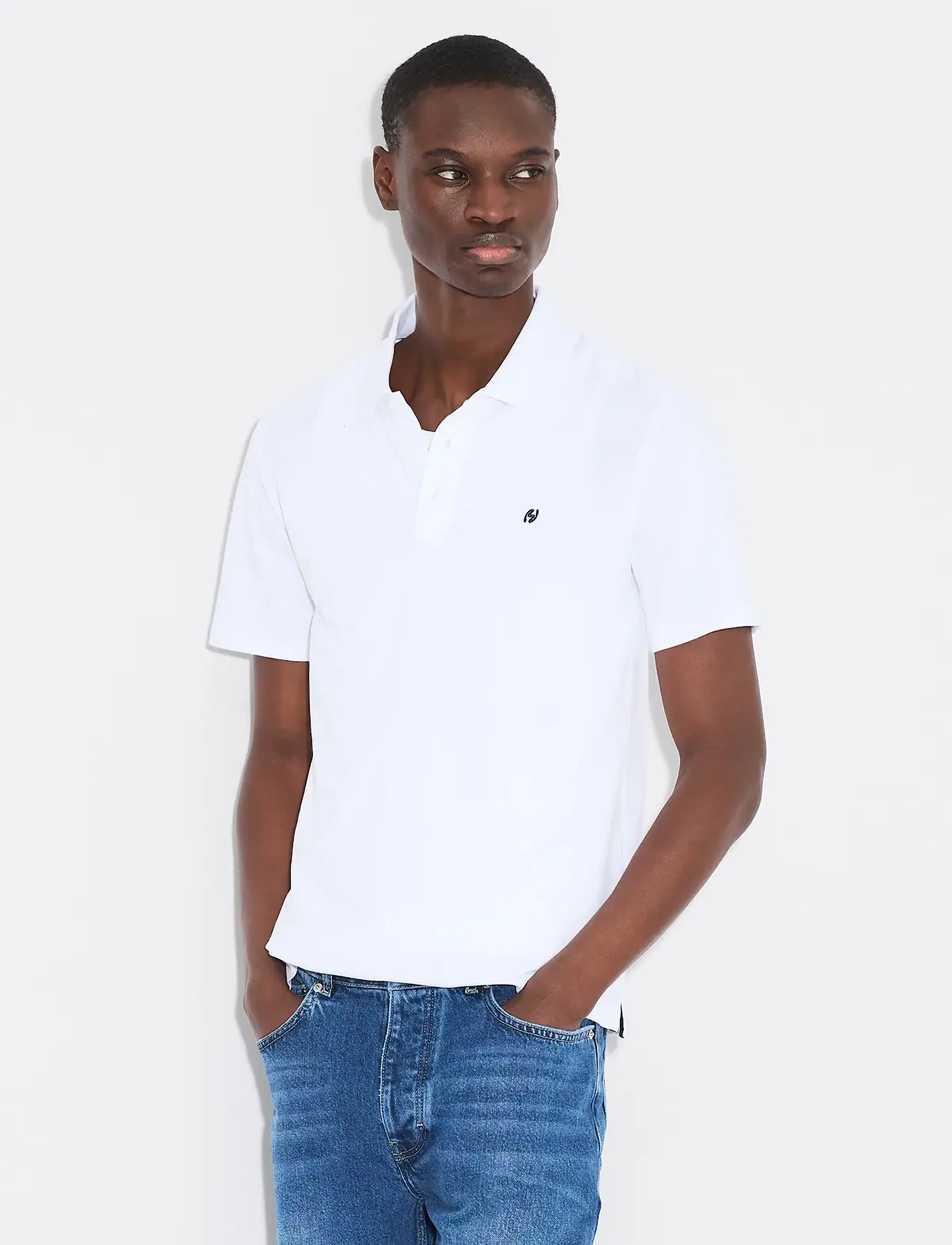 HOLZWEILER - Slim Pique - lühikeste varrukatega polod - white - 3