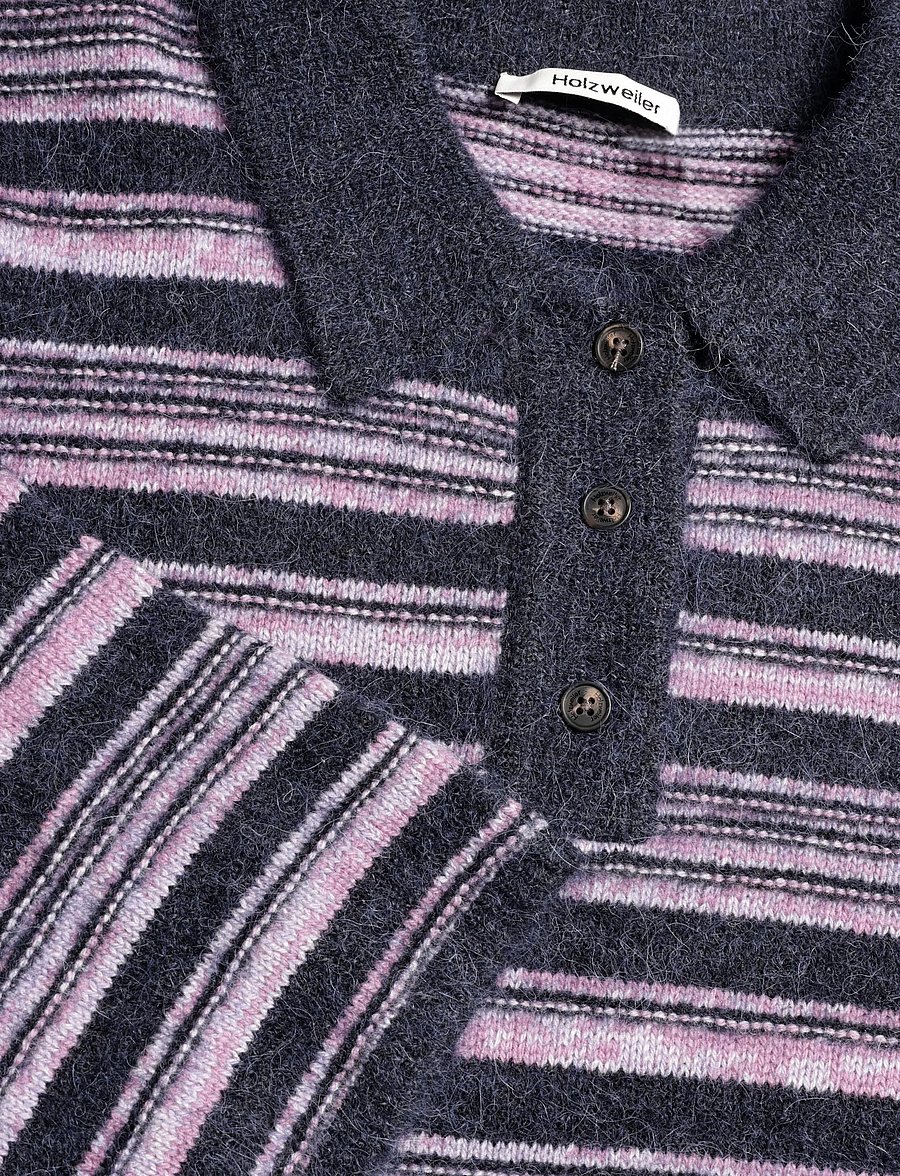 HOLZWEILER - Olivia Wool Polo Sweater - pullover - lilac mix - 2