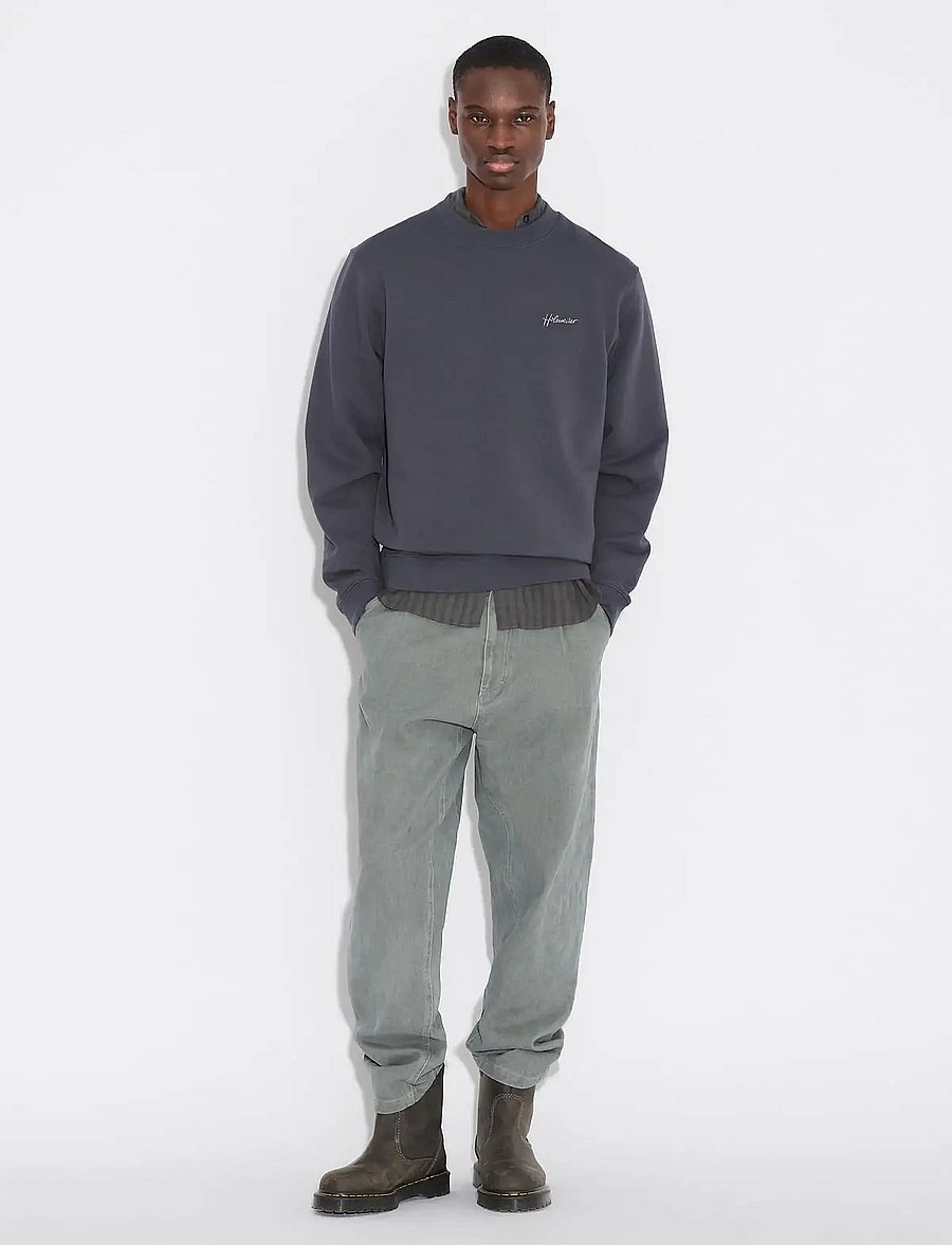 HOLZWEILER - Embroidery Crew - sweatshirts - dk. grey - 0
