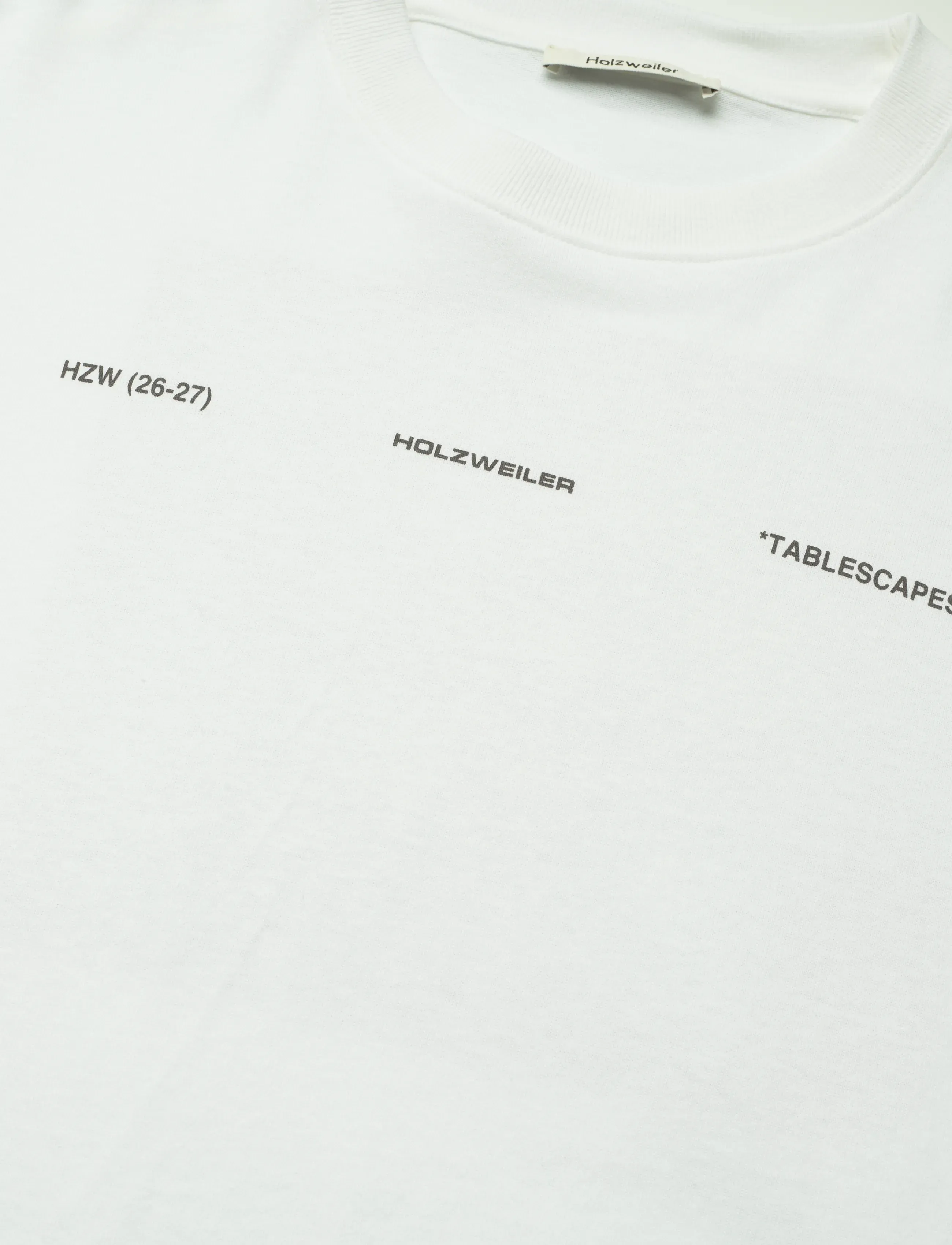 HOLZWEILER - Ranger National Paint Tee - stutterma bolir - white - 4