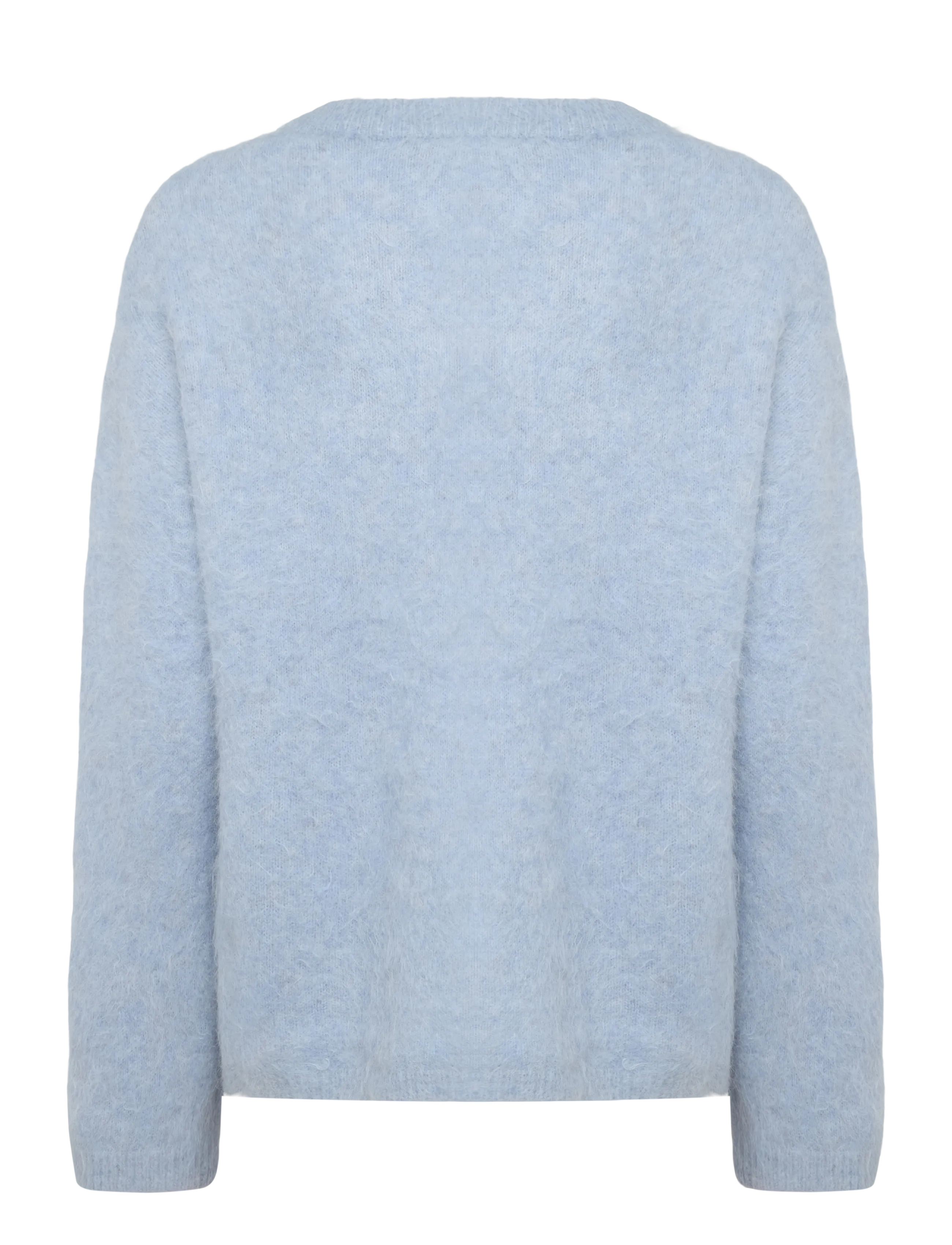 HOLZWEILER - Mona Alpaca V-Neck Sweater - lt. blue - 1