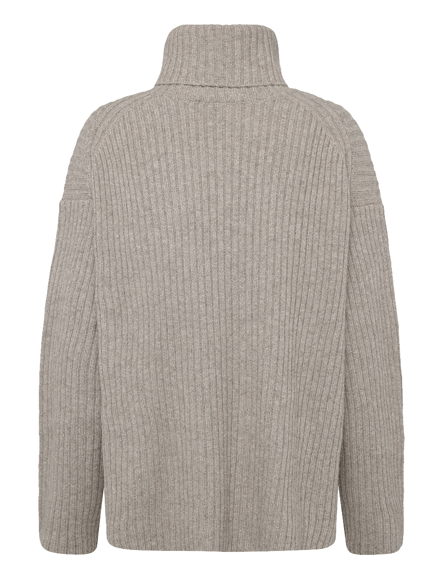 HOLZWEILER - Amara Rib Turtleneck - pullover - taupe - 1