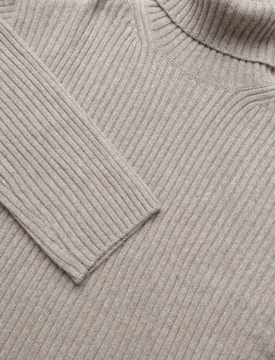 HOLZWEILER - Amara Rib Turtleneck - pullover - taupe - 2