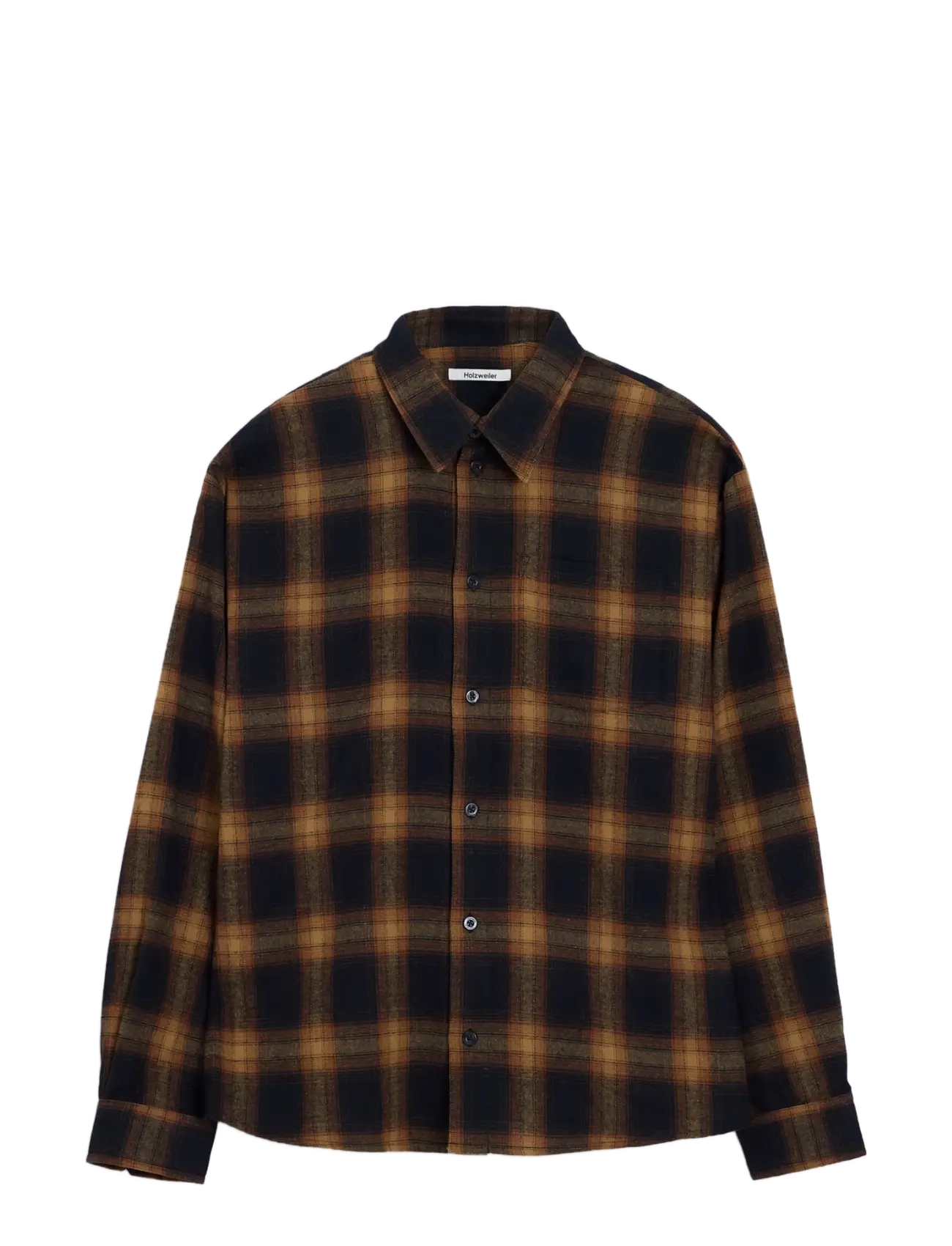 HOLZWEILER Harbor Shirt - Kläder - BROWN CHECK / brown