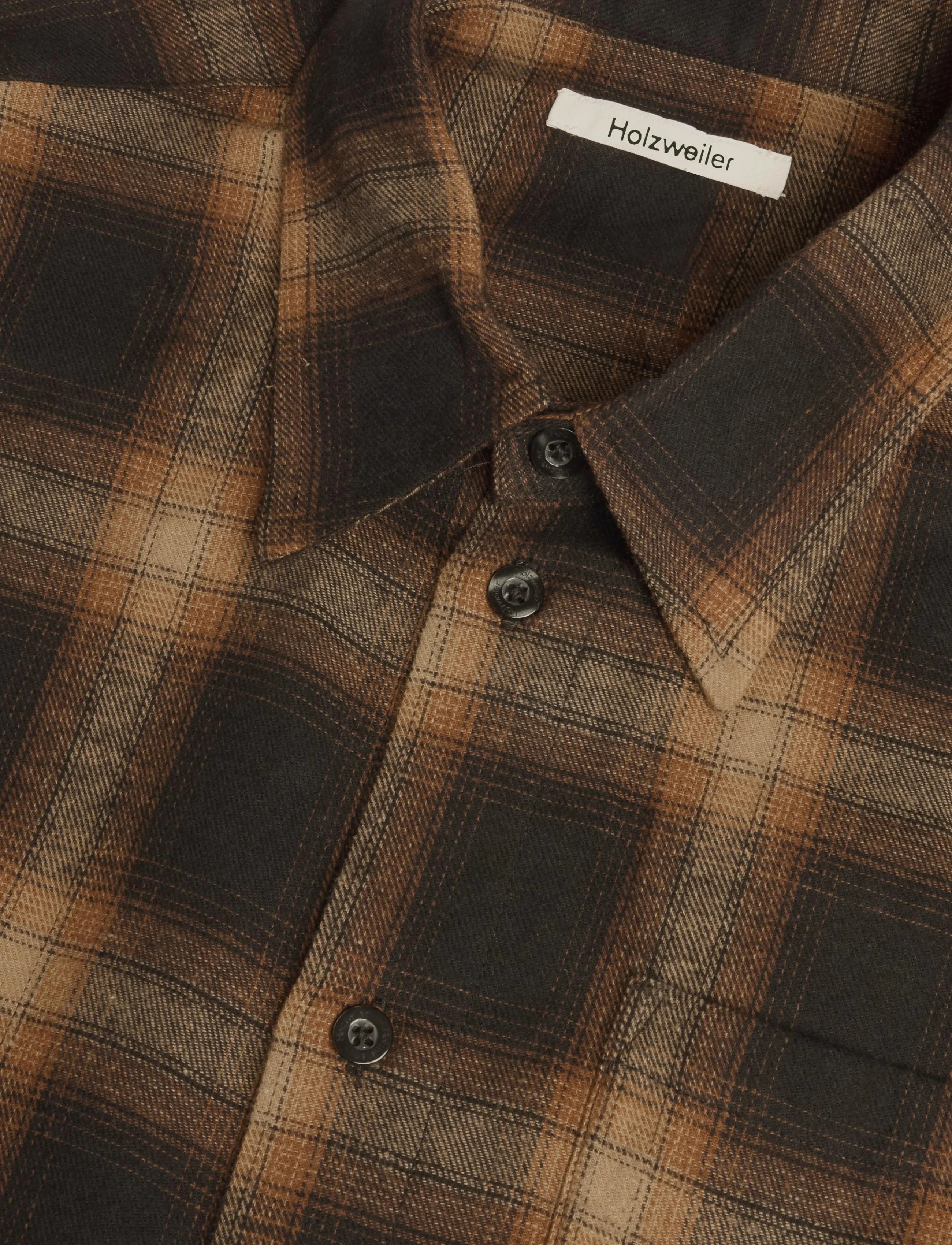 HOLZWEILER - Harbor Shirt - flanellipaidat - brown check - 2