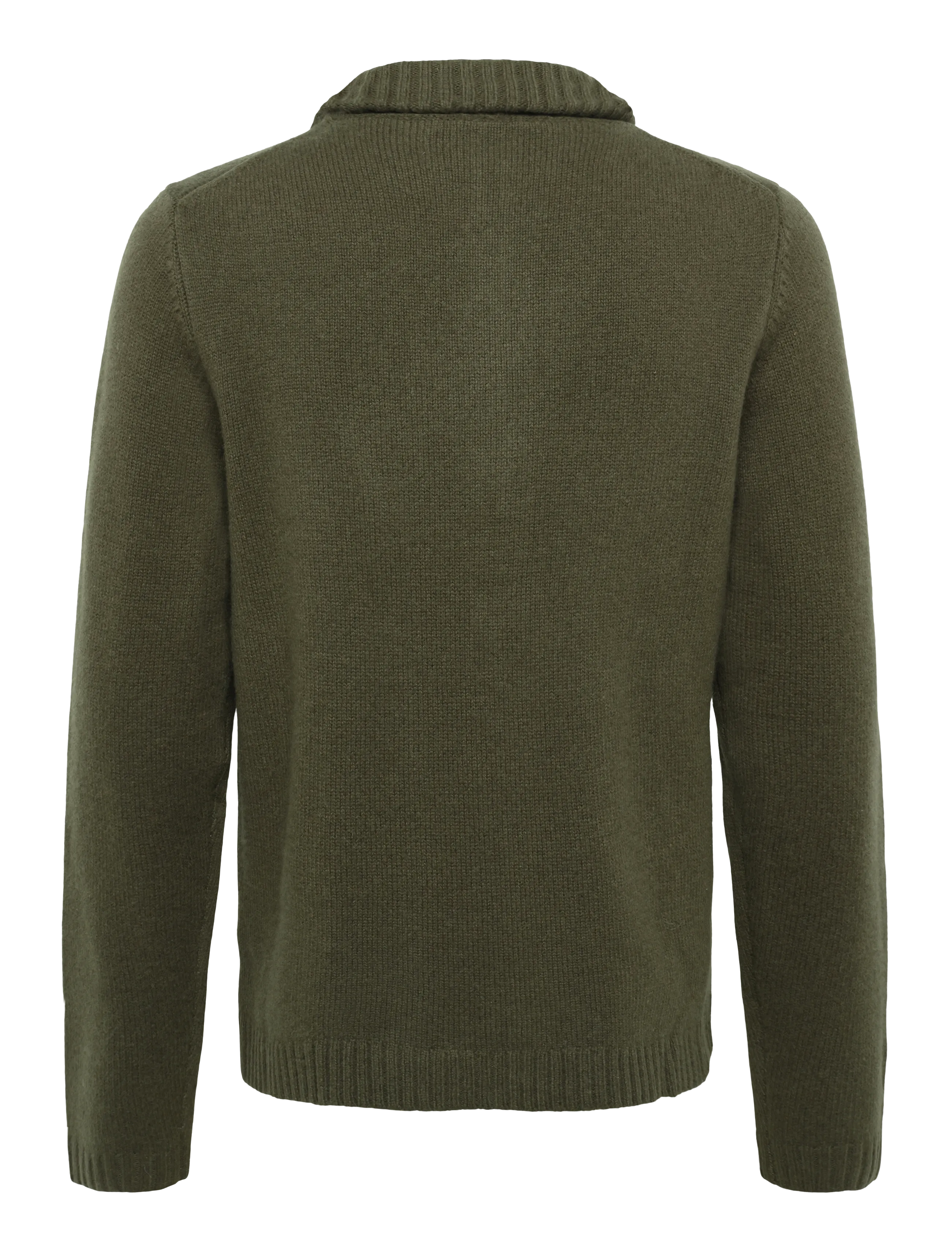 HOLZWEILER - Andreas Zip-Up Cardigan - poolpika lukuga džemprid - dk. green - 1
