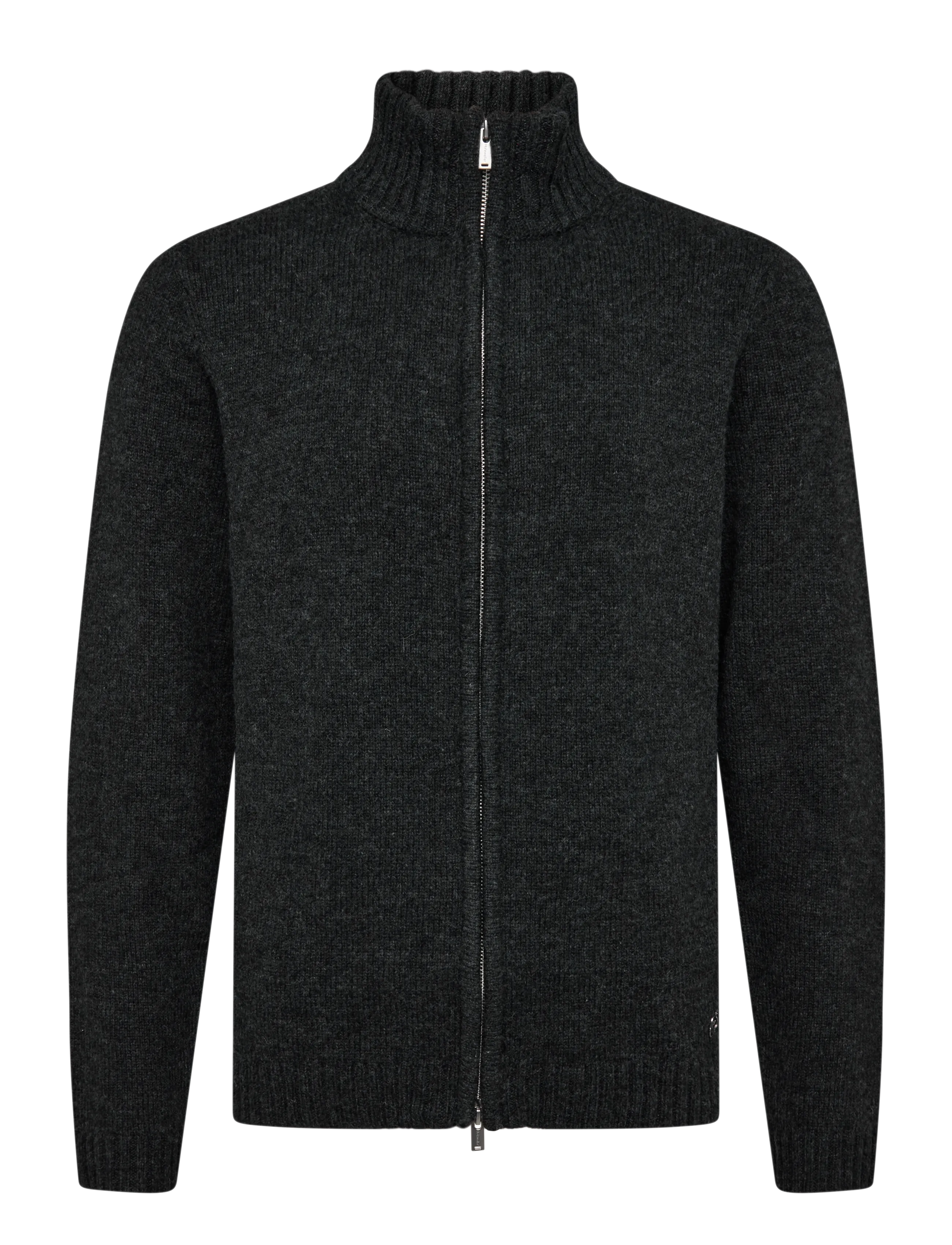HOLZWEILER Andreas Zip-Up Cardigan - HOLZWEILER - DK. GREY / grey