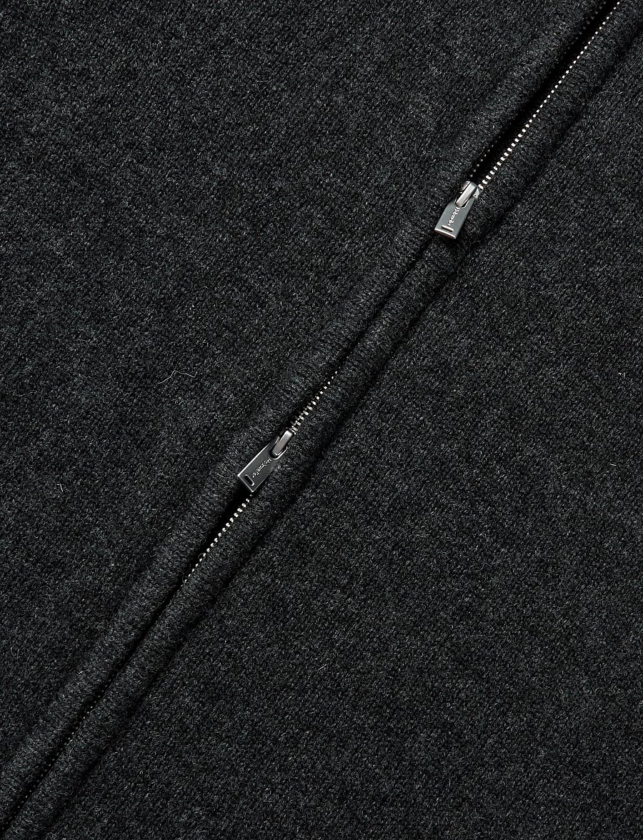 HOLZWEILER - Andreas Zip-Up Cardigan - pullover mit halbem reißverschluss - dk. grey - 3