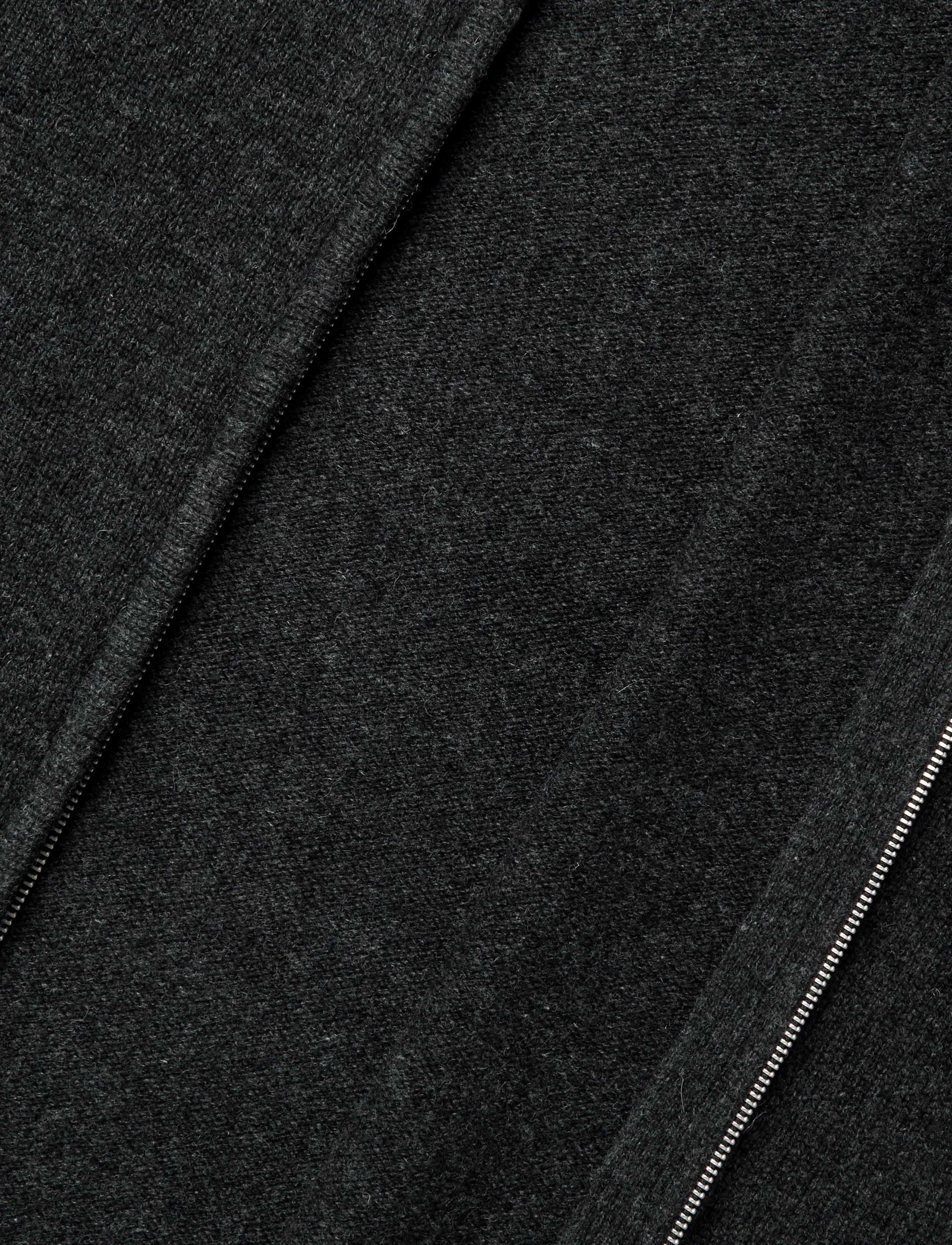 HOLZWEILER - Andreas Zip-Up Cardigan - pullover mit halbem reißverschluss - dk. grey - 4