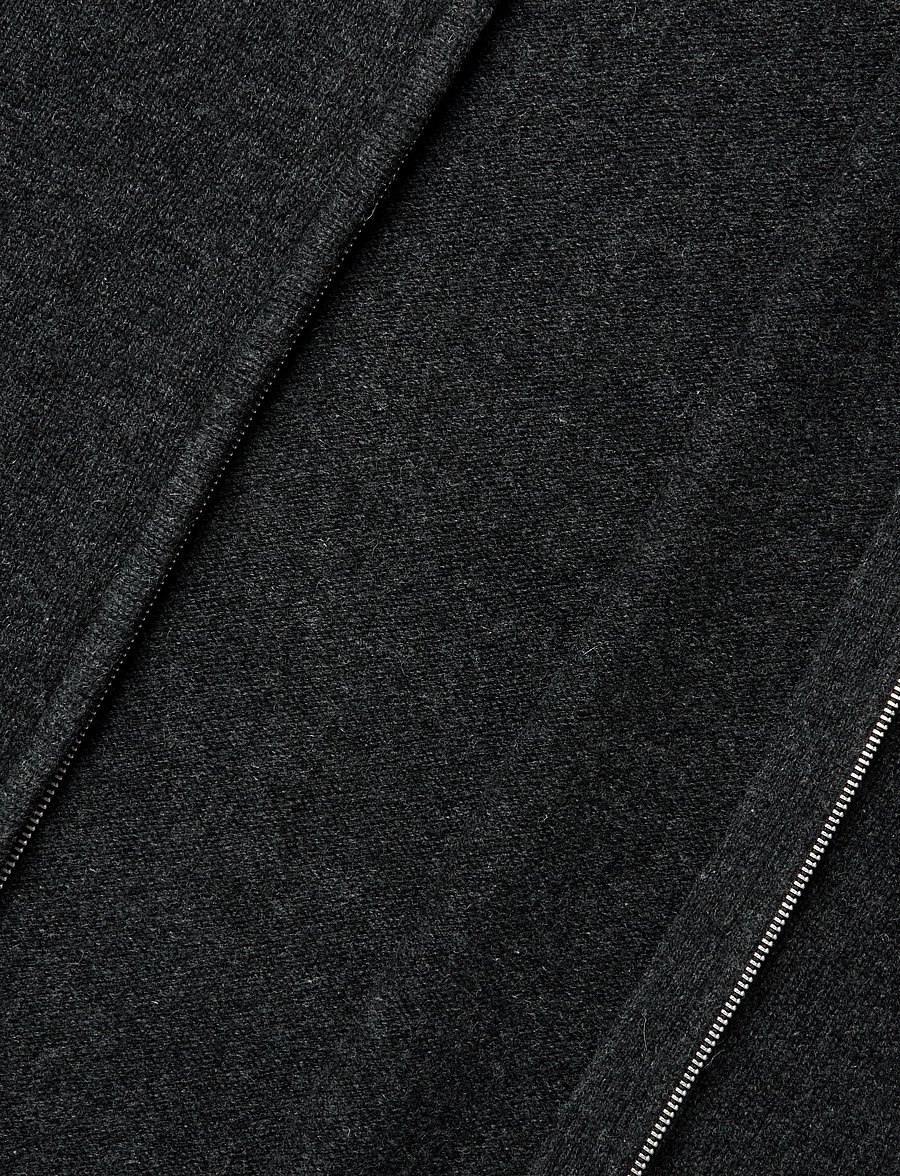 HOLZWEILER - Andreas Zip-Up Cardigan - pullover mit halbem reißverschluss - dk. grey - 4