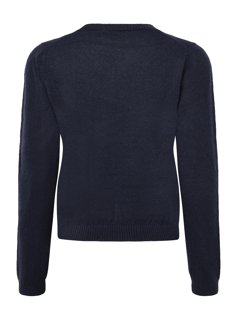 HOLZWEILER - Isabella Cashmere V-Neck - cashmere - dk. navy - 1