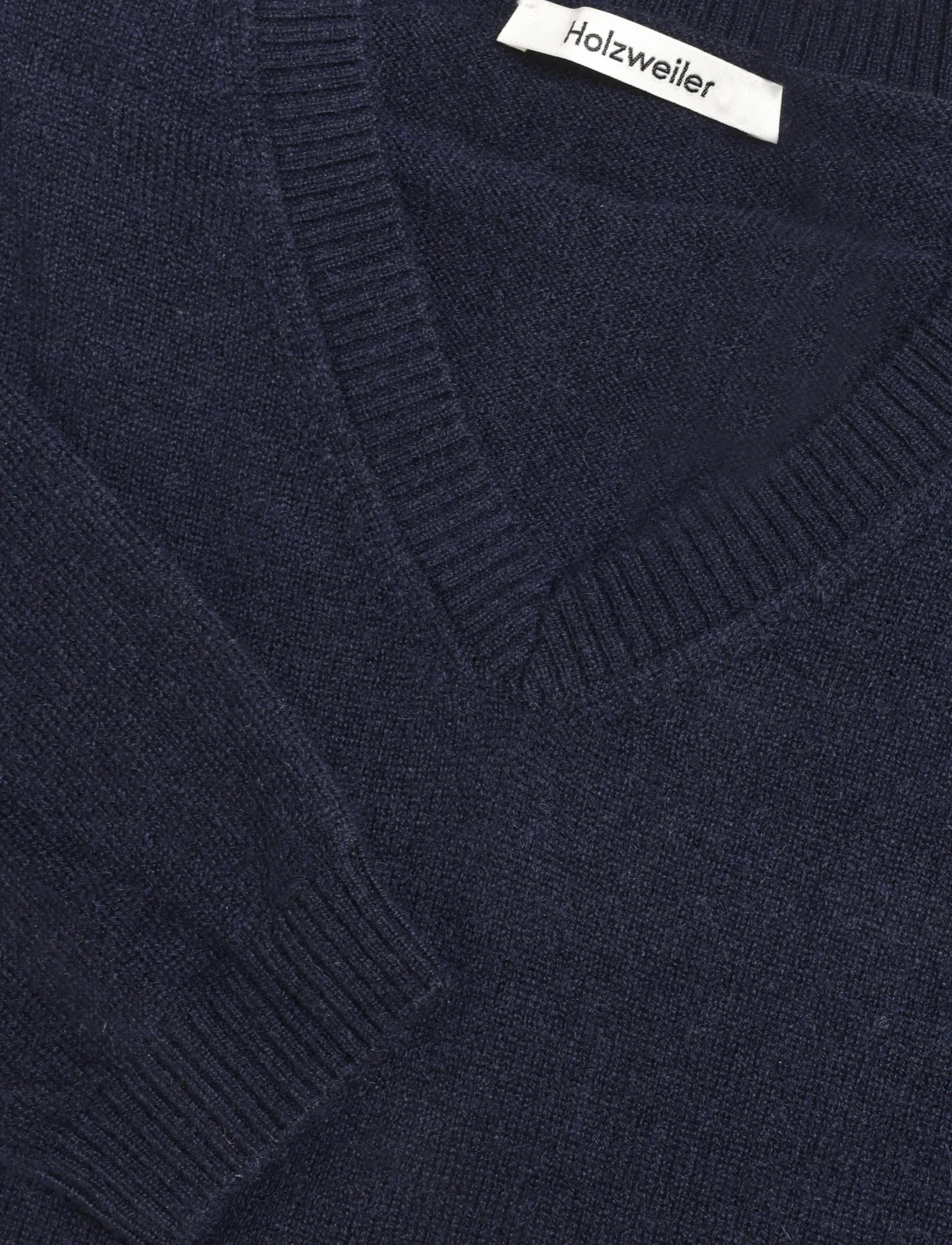 HOLZWEILER - Isabella Cashmere V-Neck - dk. navy - 2