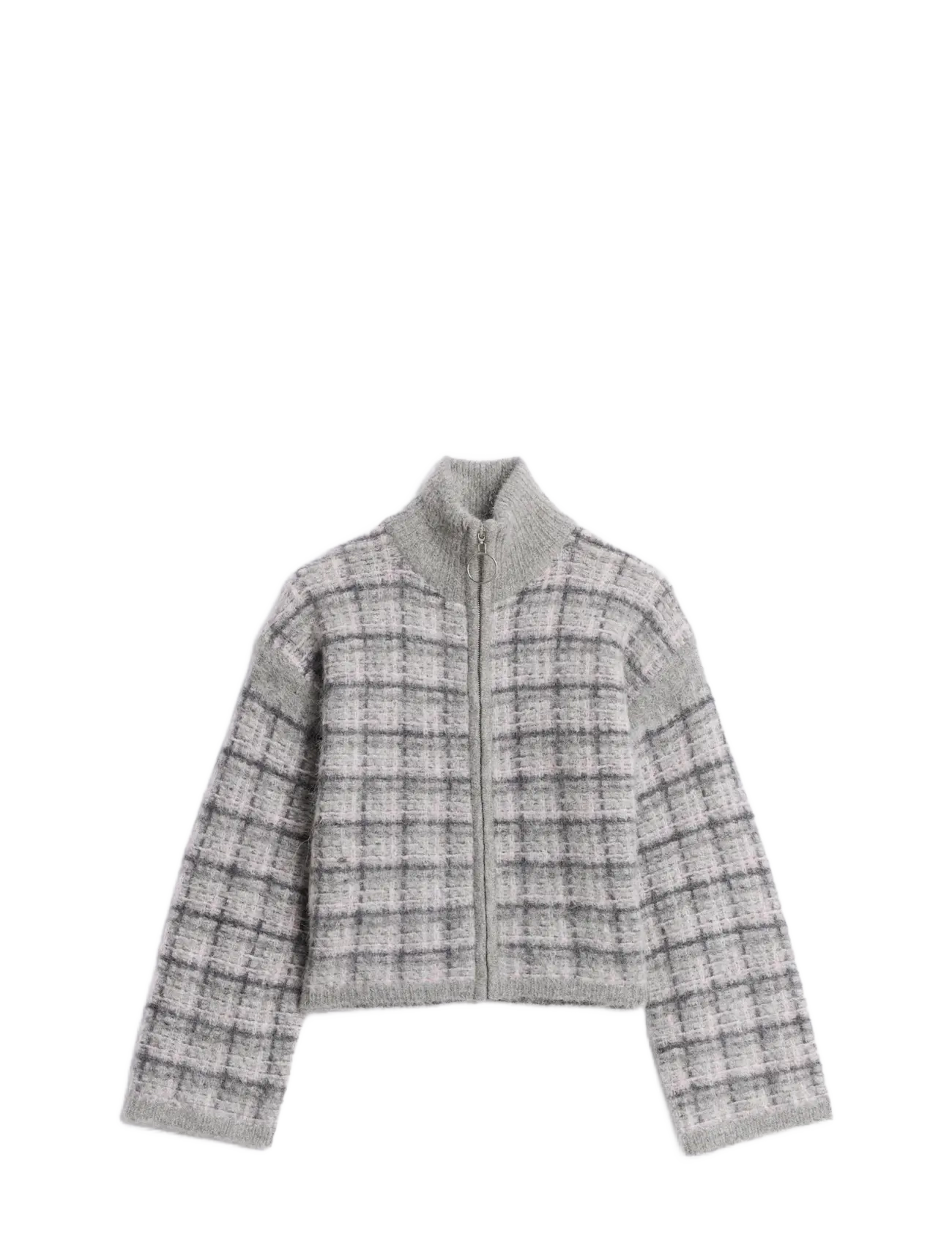 HOLZWEILER Peony Check Cardigan - Kardiganid - GREY MIX / grey