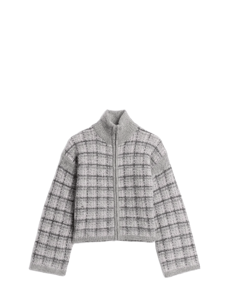HOLZWEILER - Peony Check Cardigan - kardiganid - grey mix - 0