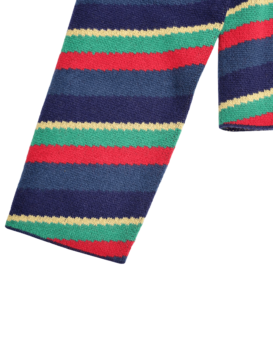HOLZWEILER - Nova Jacquard Polo Sweater - striktrøjer - red mix - 3