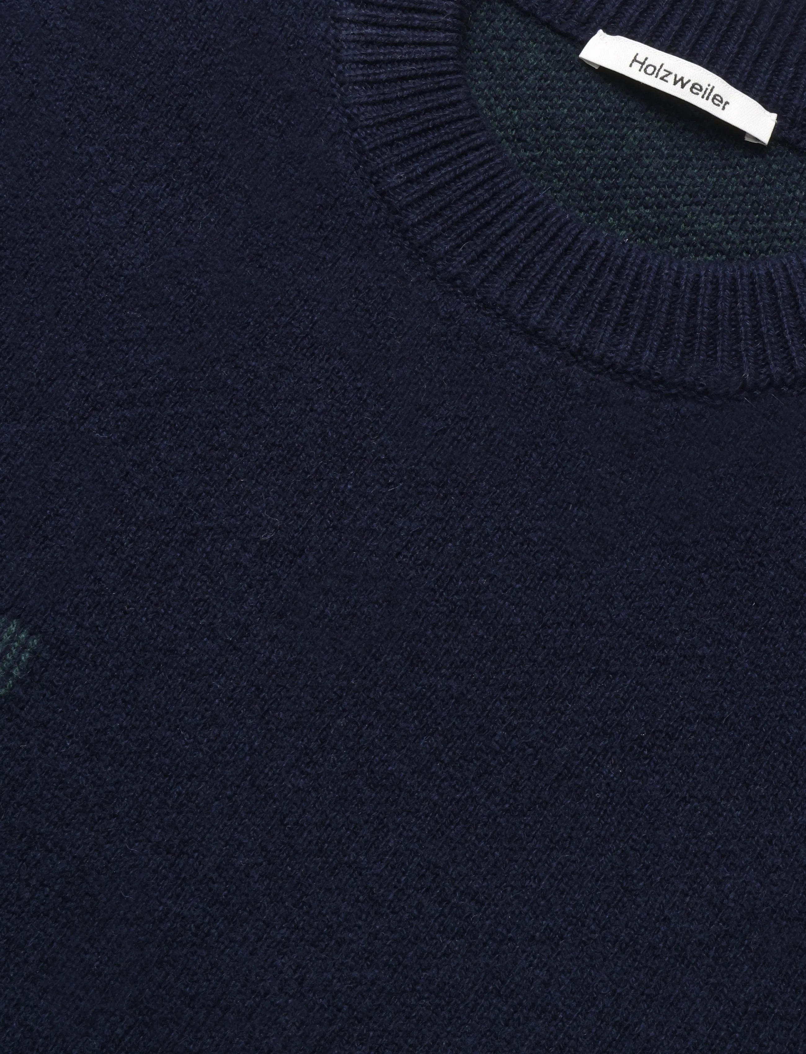 HOLZWEILER - Haza Logo Crewneck Sweater - round necks - navy mix - 2