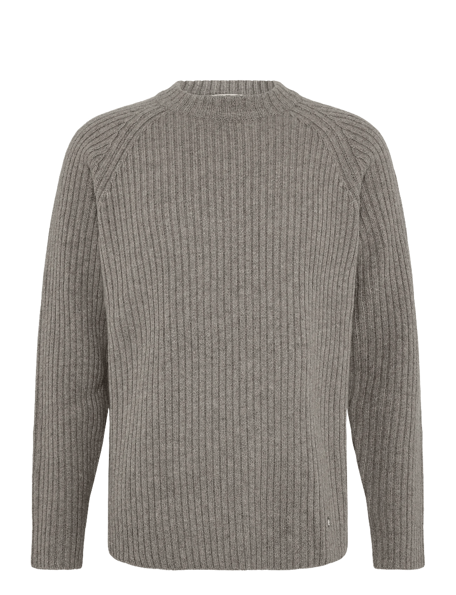 HOLZWEILER - Adrian Rib Crewneck - Ümara kaelusega - taupe - 0