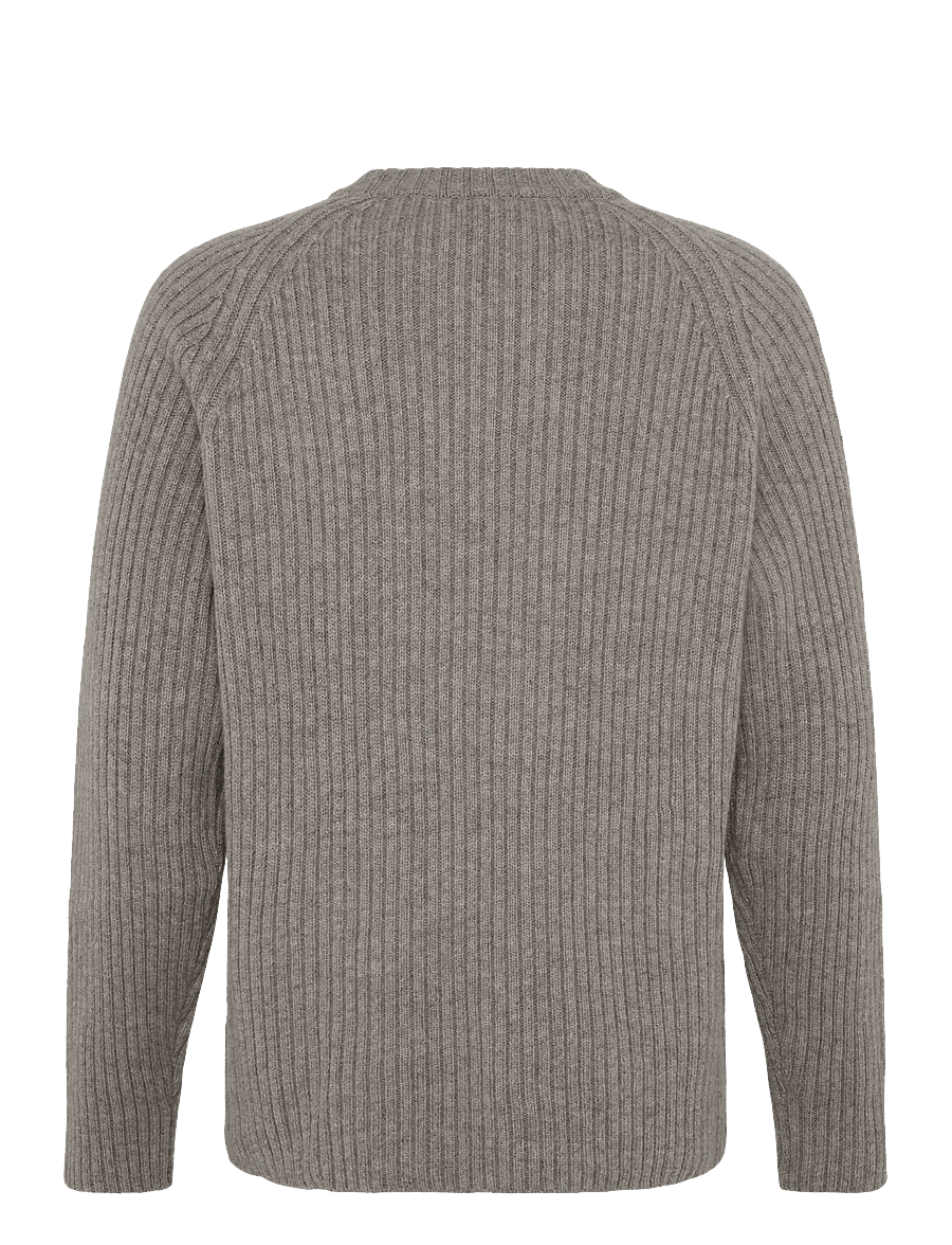 HOLZWEILER - Adrian Rib Crewneck - Ümara kaelusega - taupe - 1