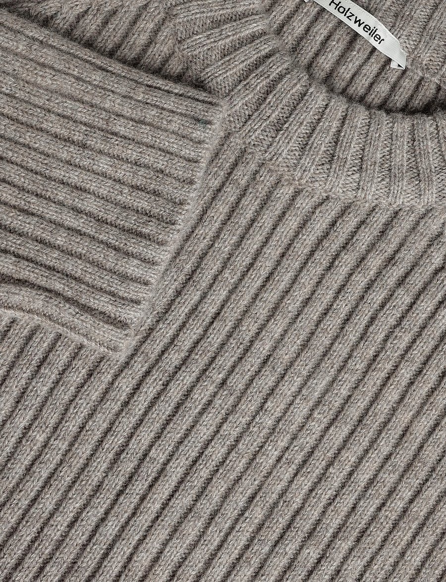 HOLZWEILER - Adrian Rib Crewneck - Ümara kaelusega - taupe - 2