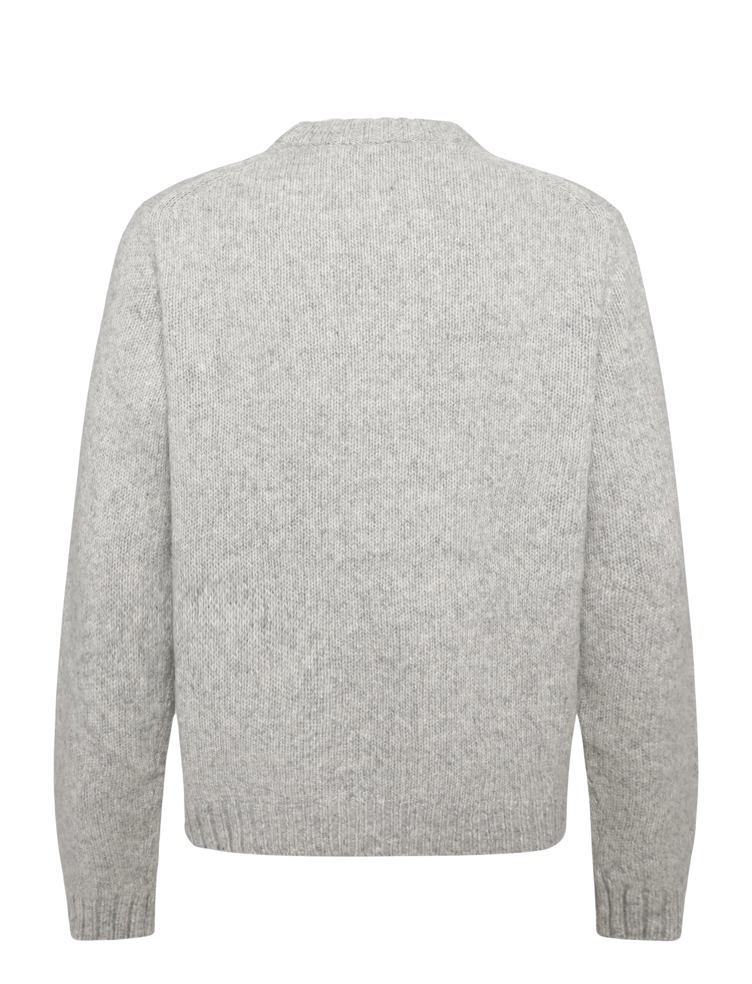 HOLZWEILER - Bent Crewneck Sweater - lt. grey mix - 1