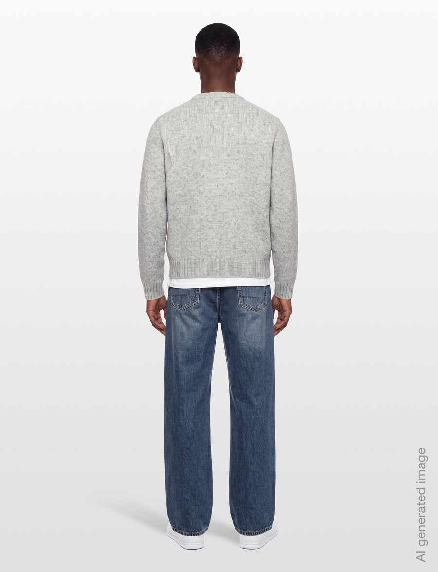 HOLZWEILER - Bent Crewneck Sweater - rundhals - lt. grey mix - 4