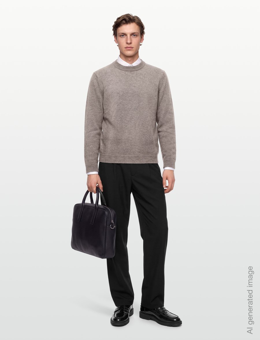 HOLZWEILER - Isak Crewneck Sweater - rundhals - taupe - 0