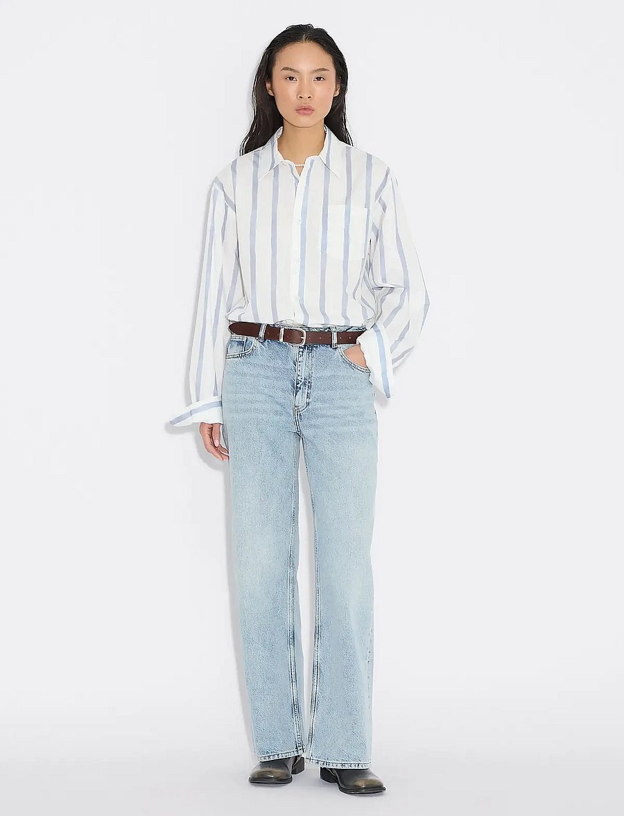 HOLZWEILER - W Wide Jeans - brede jeans - blue washed - 0