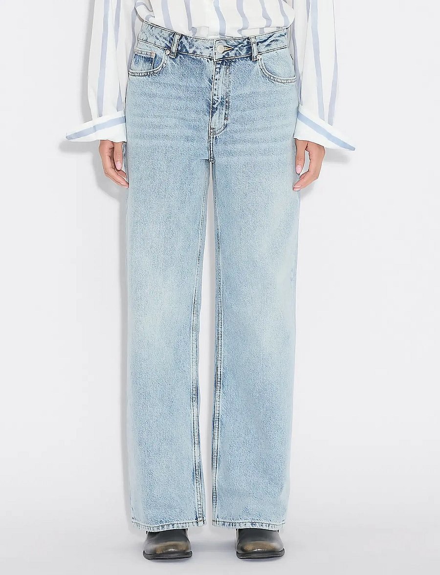 HOLZWEILER - W Wide Jeans - brede jeans - blue washed - 3