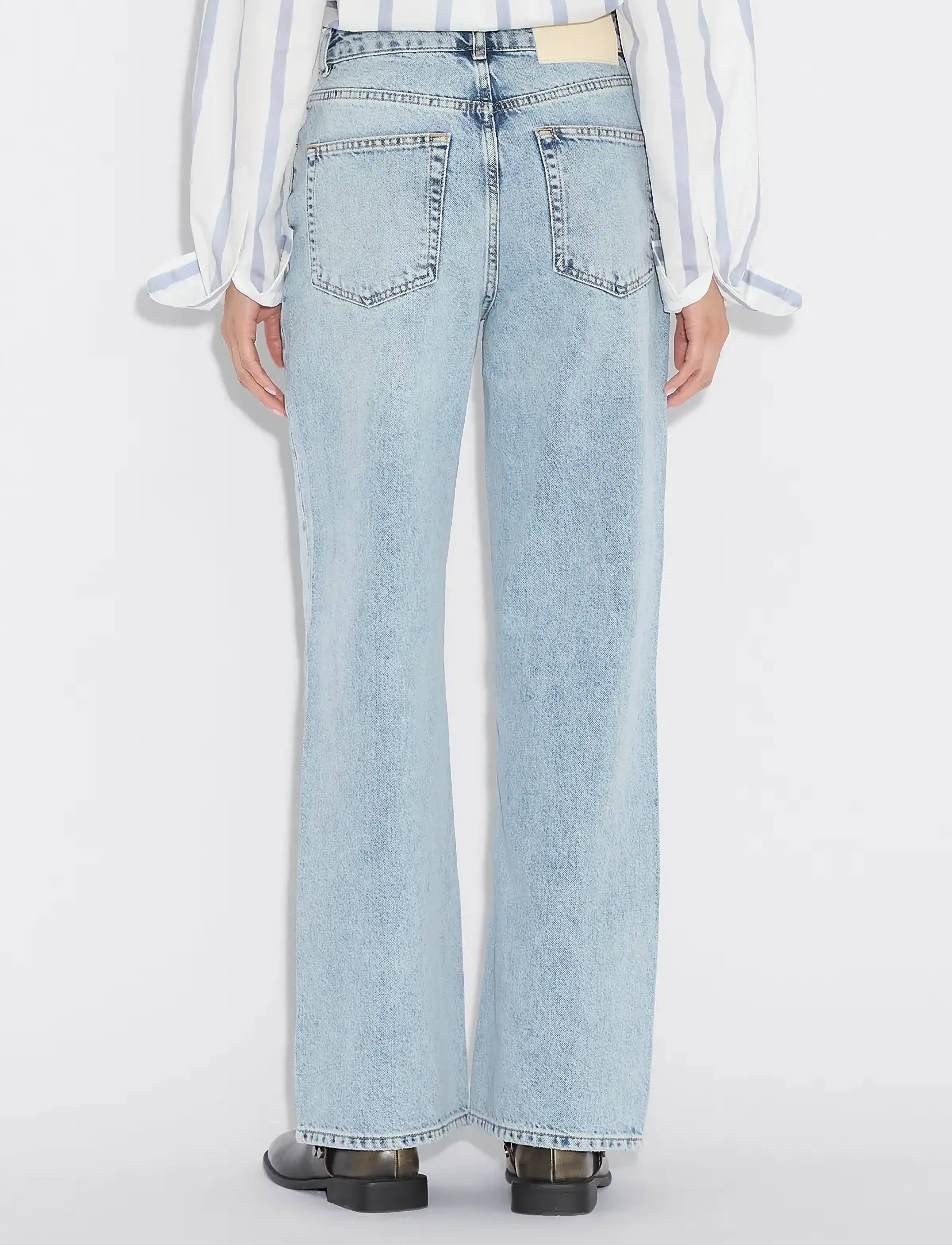 HOLZWEILER - W Wide Jeans - wide leg jeans - blue washed - 4