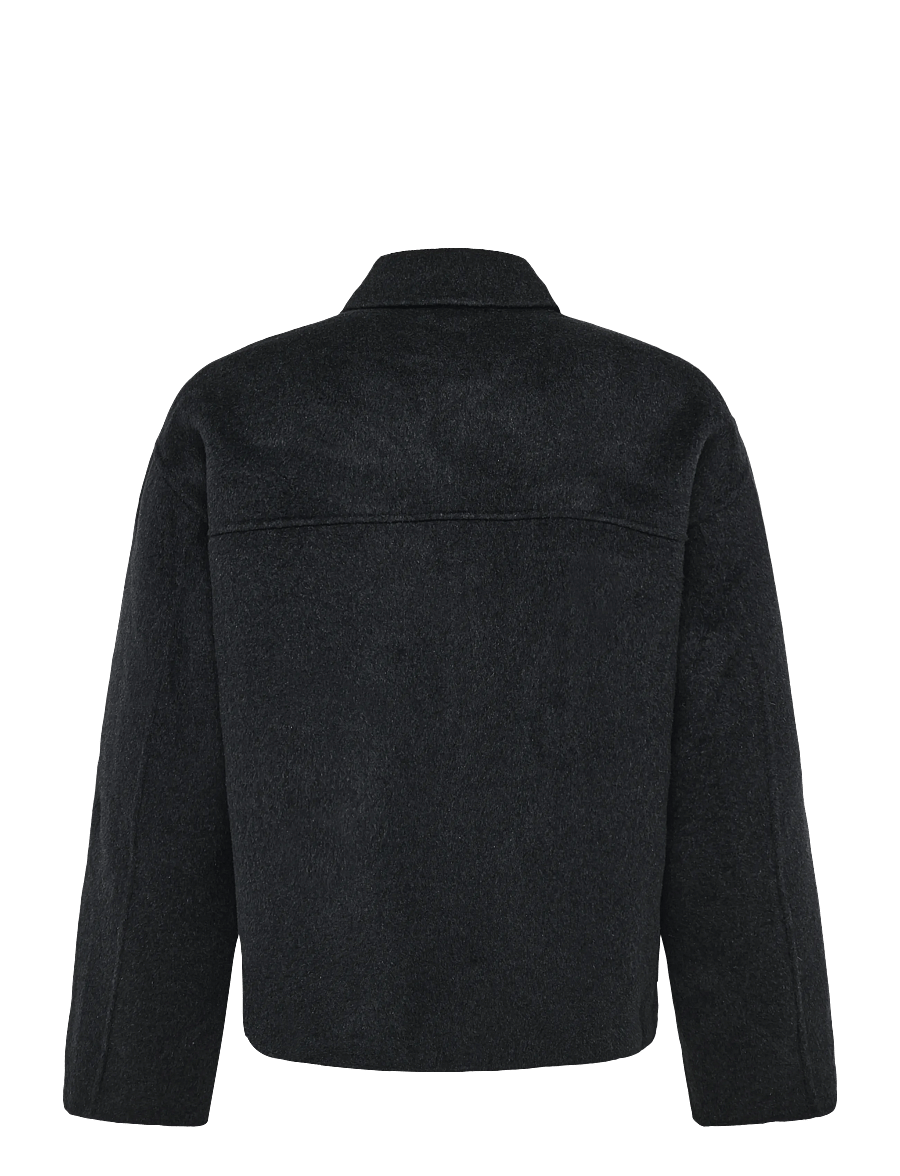 HOLZWEILER - Chive Zip-Up Wool Jacket - winterjacken - dk. grey - 1