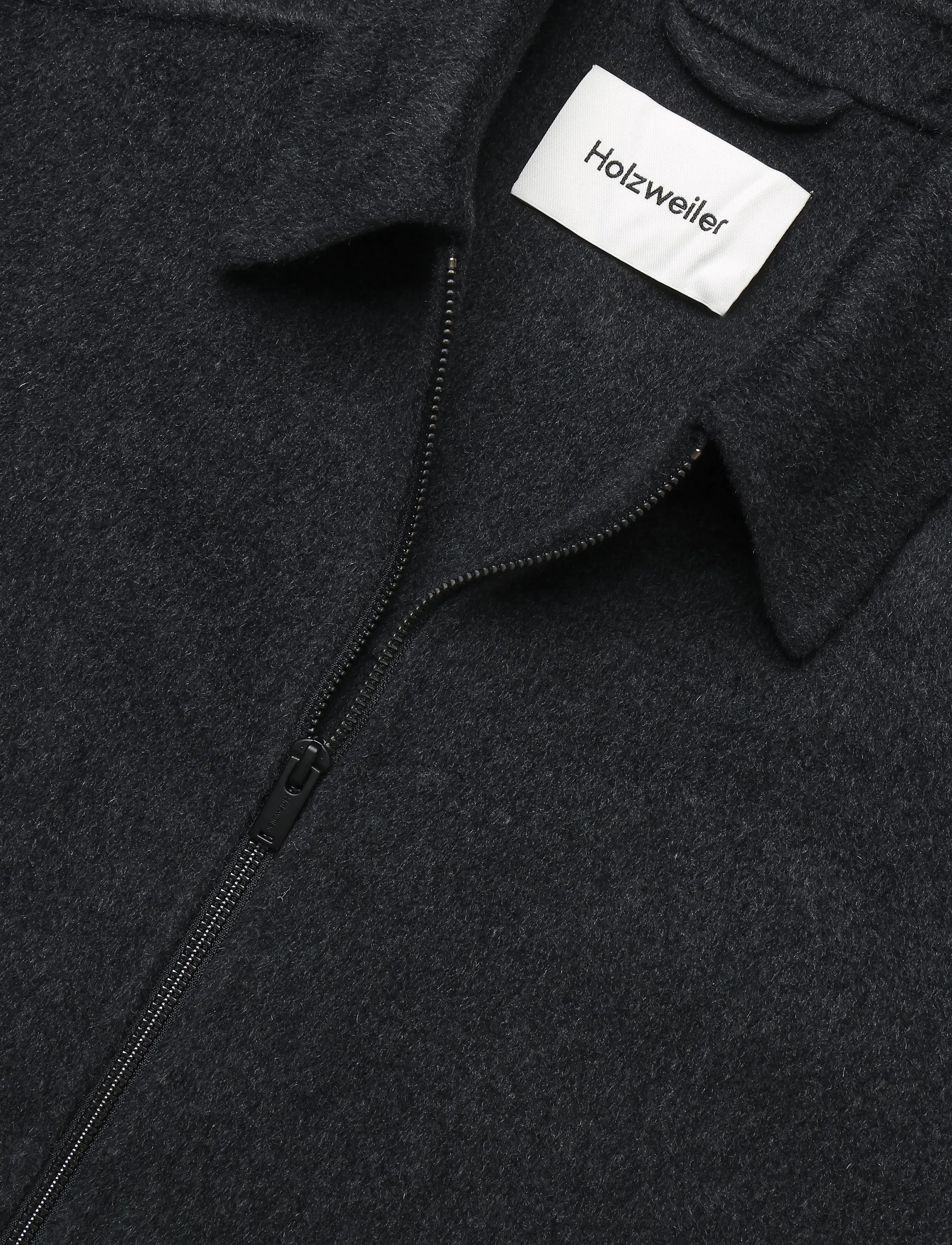 HOLZWEILER - Chive Zip-Up Wool Jacket - winterjacken - dk. grey - 2