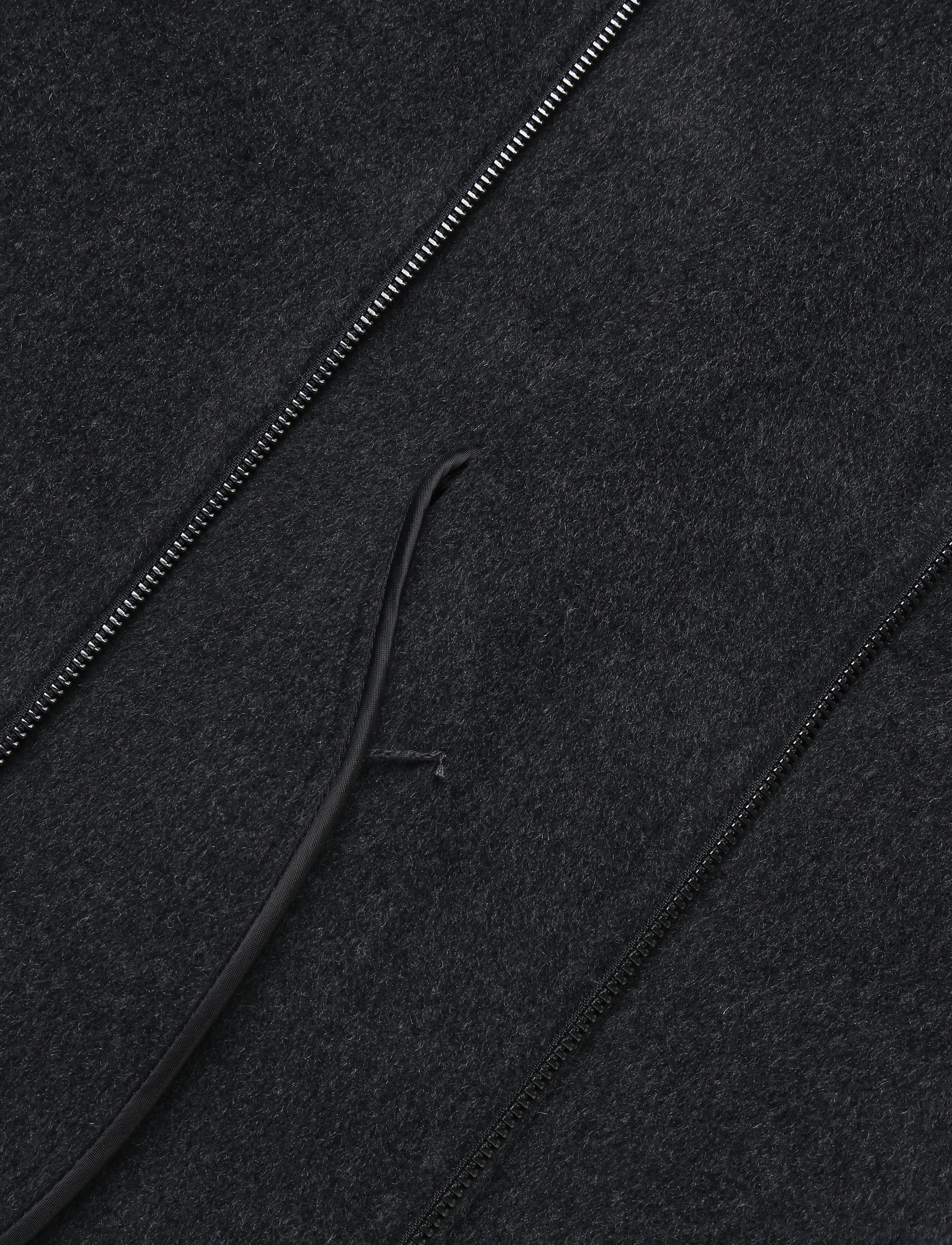 HOLZWEILER - Chive Zip-Up Wool Jacket - winterjacken - dk. grey - 4