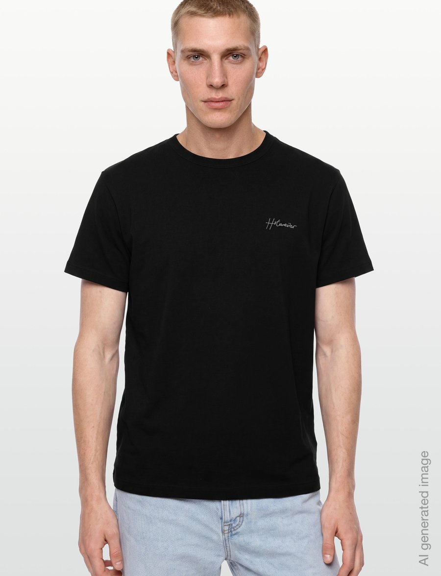 HOLZWEILER - Charlie Tee - kurzärmelige t-shirts - black - 3