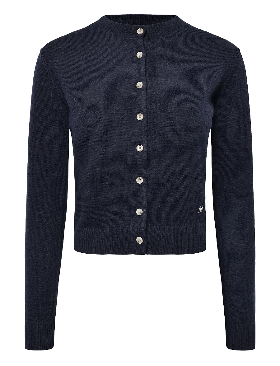 HOLZWEILER - Isabella Cashmere Cardigan - kaschmir - dk. navy - 0