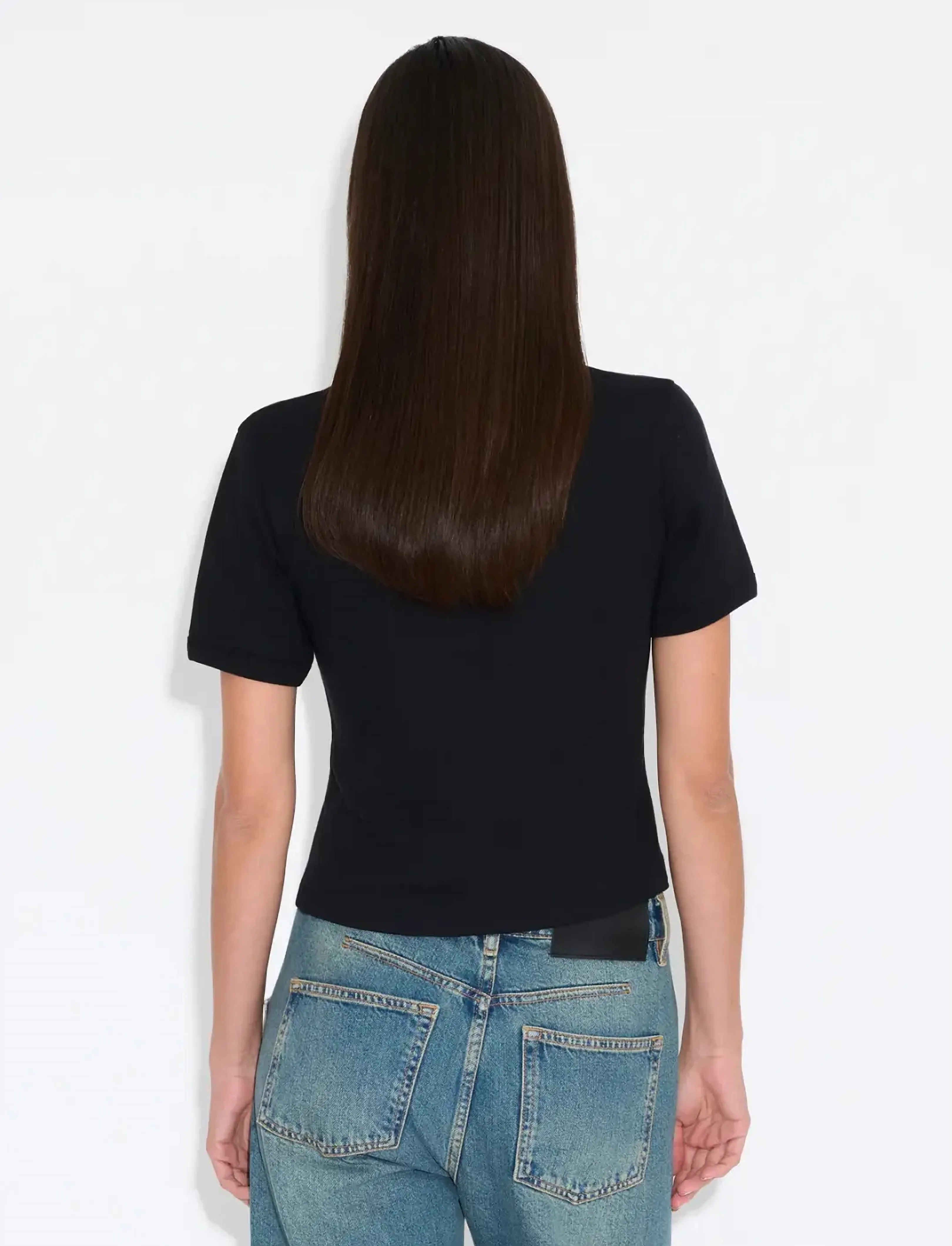 HOLZWEILER - Chloe Cropped Tee - black - 3