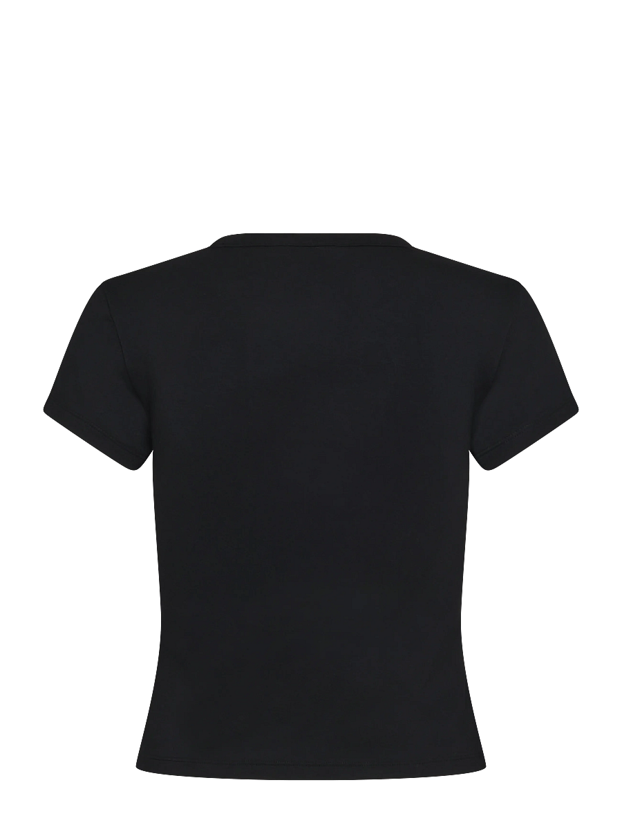 HOLZWEILER - Baby Tee - t-shirts - black - 1