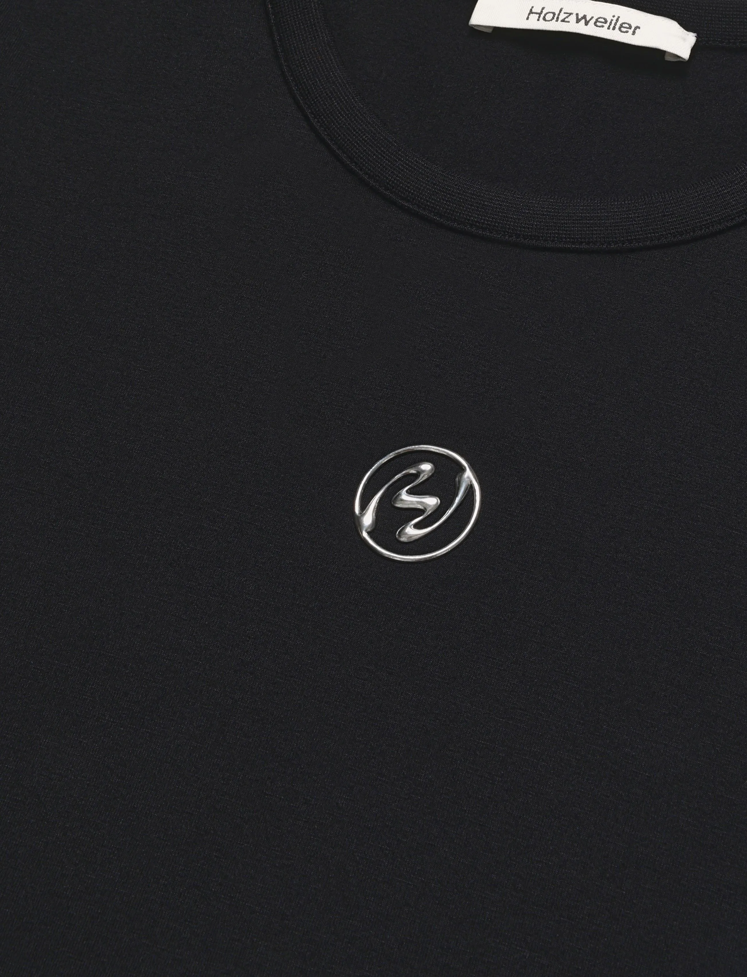 HOLZWEILER - Baby Tee - t-shirts - black - 2