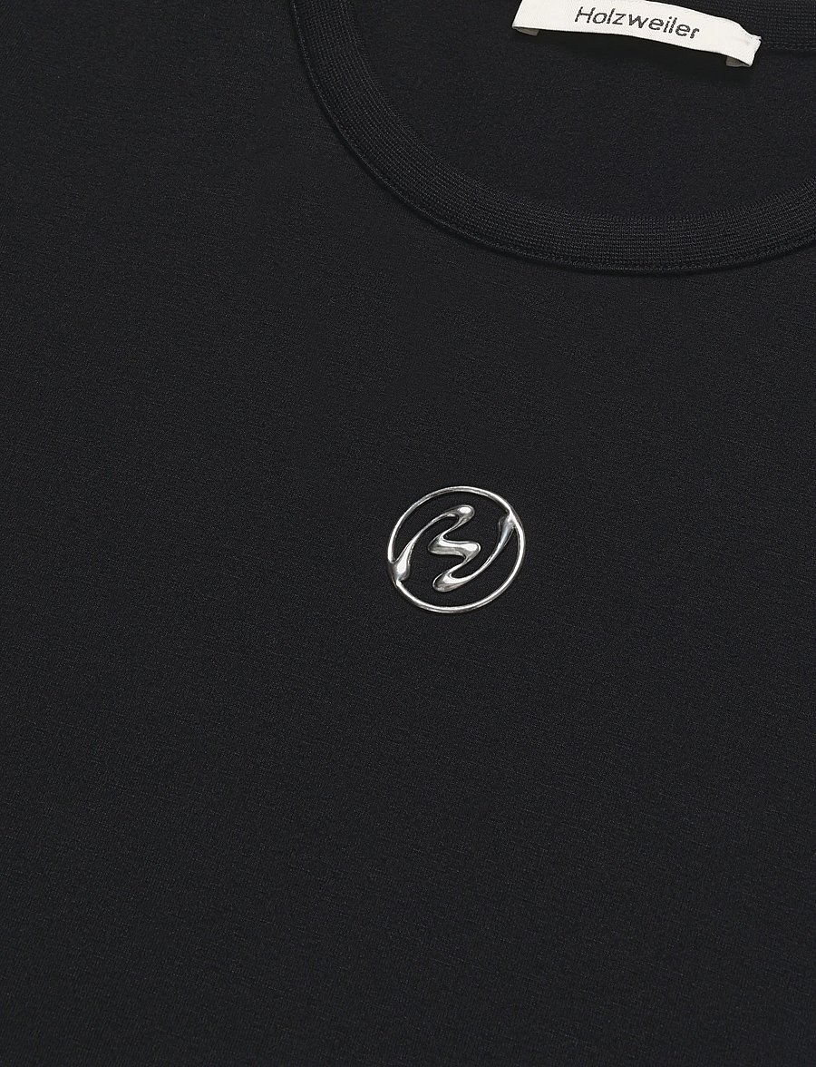 HOLZWEILER - Baby Tee - t-shirts - black - 2