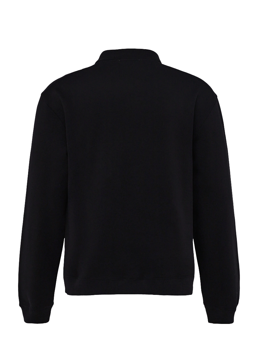HOLZWEILER - Martin Half-Zip Sweater - poolpika lukuga džemprid - black - 1