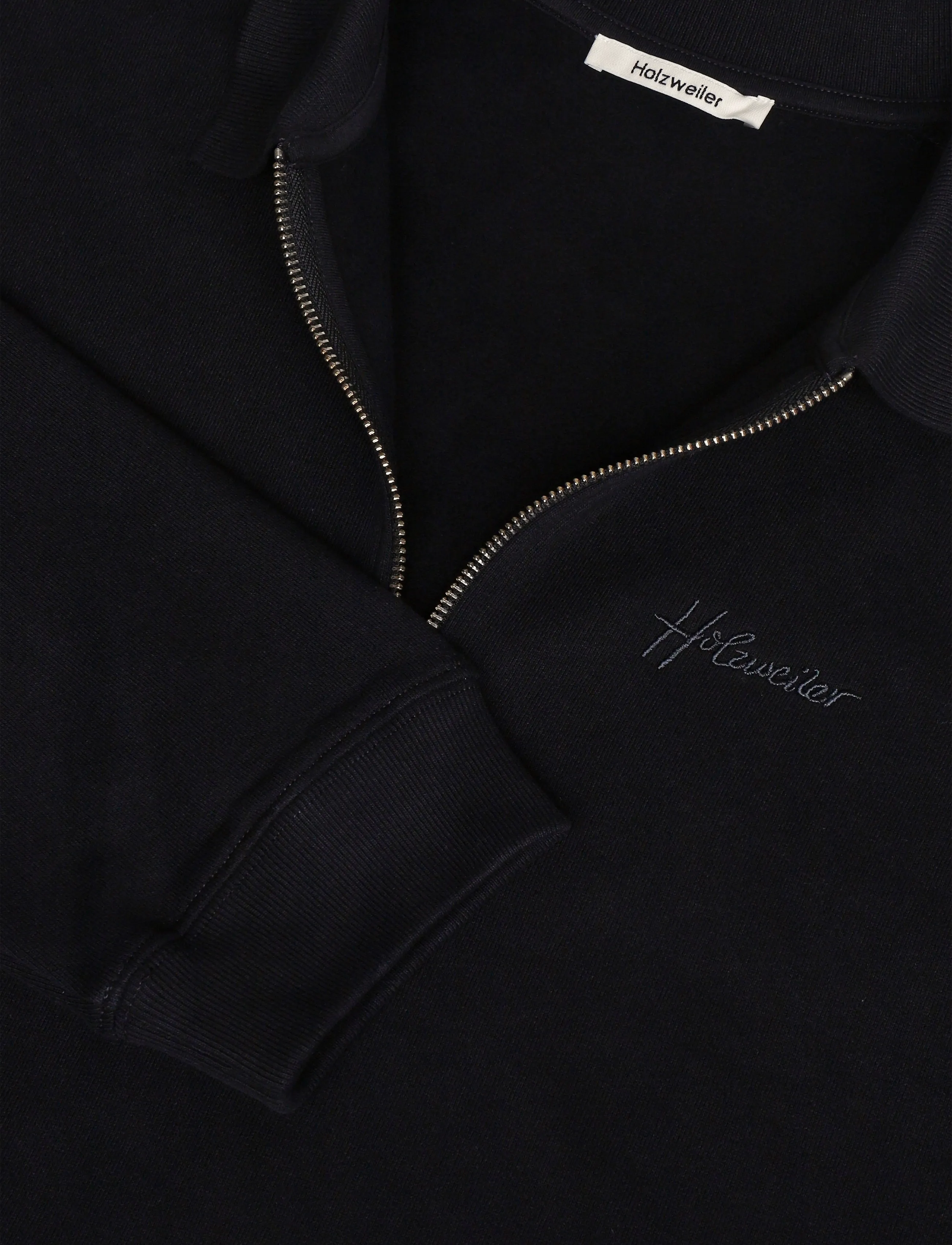 HOLZWEILER - Martin Half-Zip Sweater - black - 2