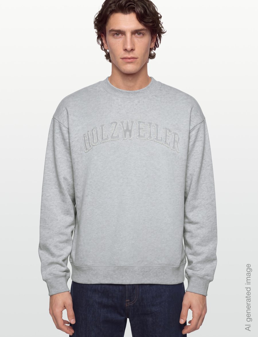 HOLZWEILER - Anthony Crewneck Sweater - dressipluusid - lt. grey mix - 3